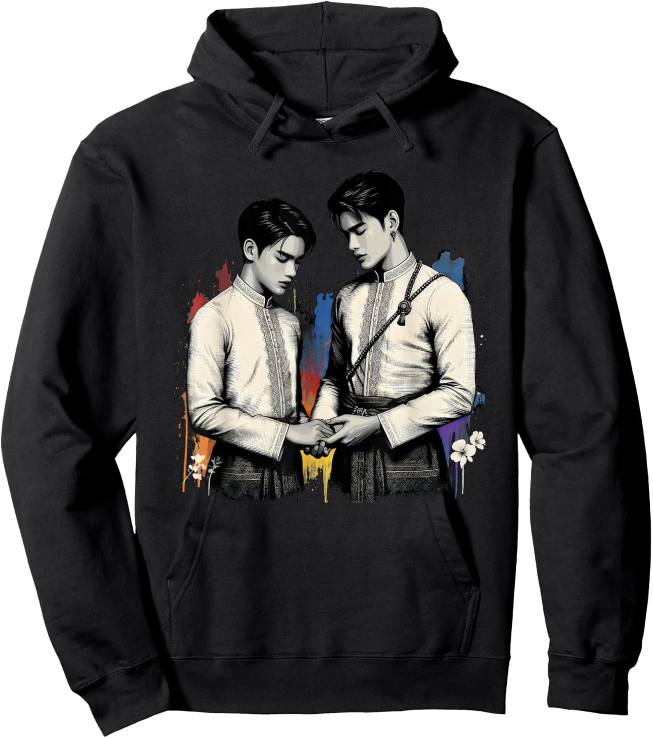 Thai BL Boys Love Yaoi Gay LGBTQ Thailand Series Pride Month Hoodie - Hoodie | Black