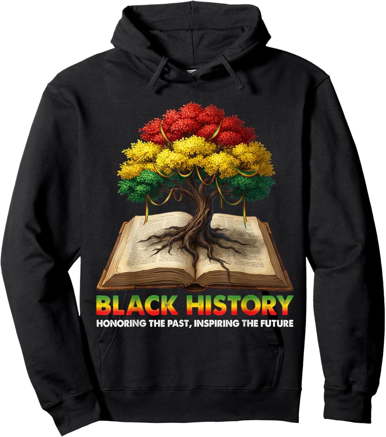 Honoring Past Inspiring Future Black History Education Teach Hoodie - Hoodie | Black