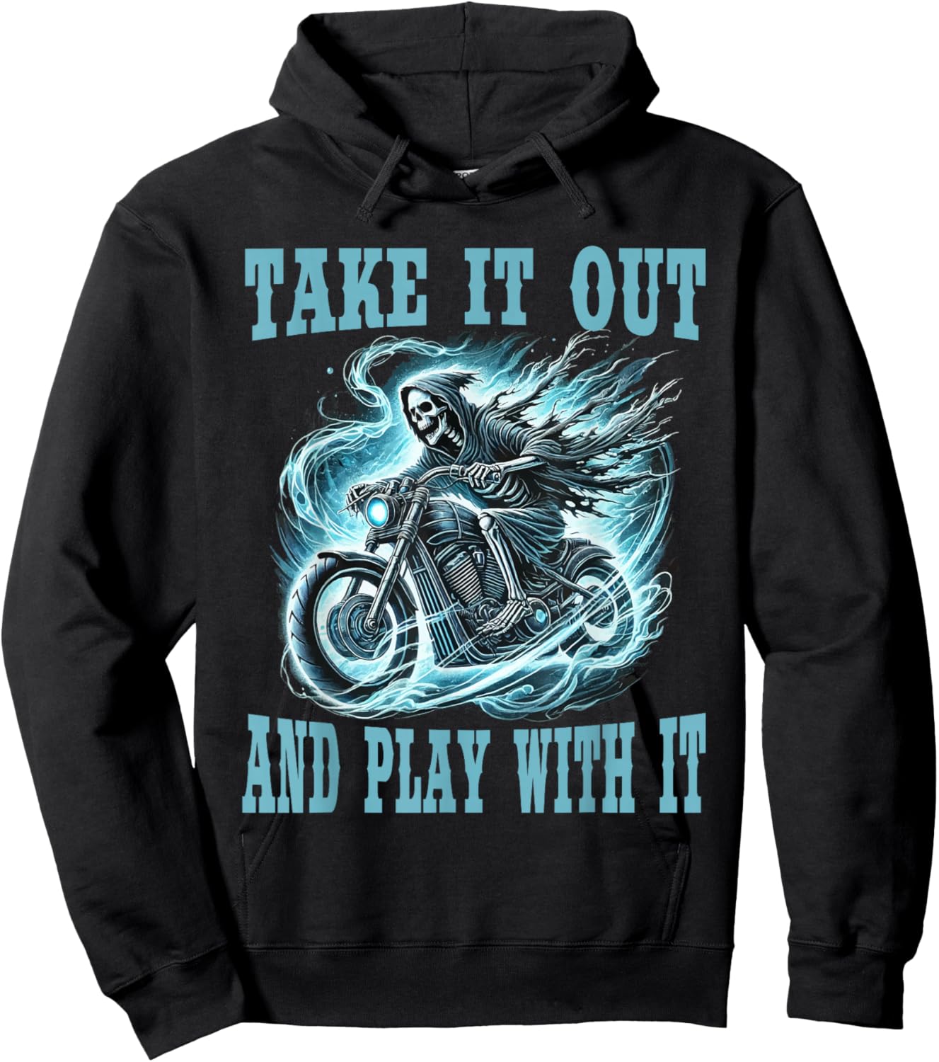 Biker Motocycle Rider Hoodie - Hoodie | Black