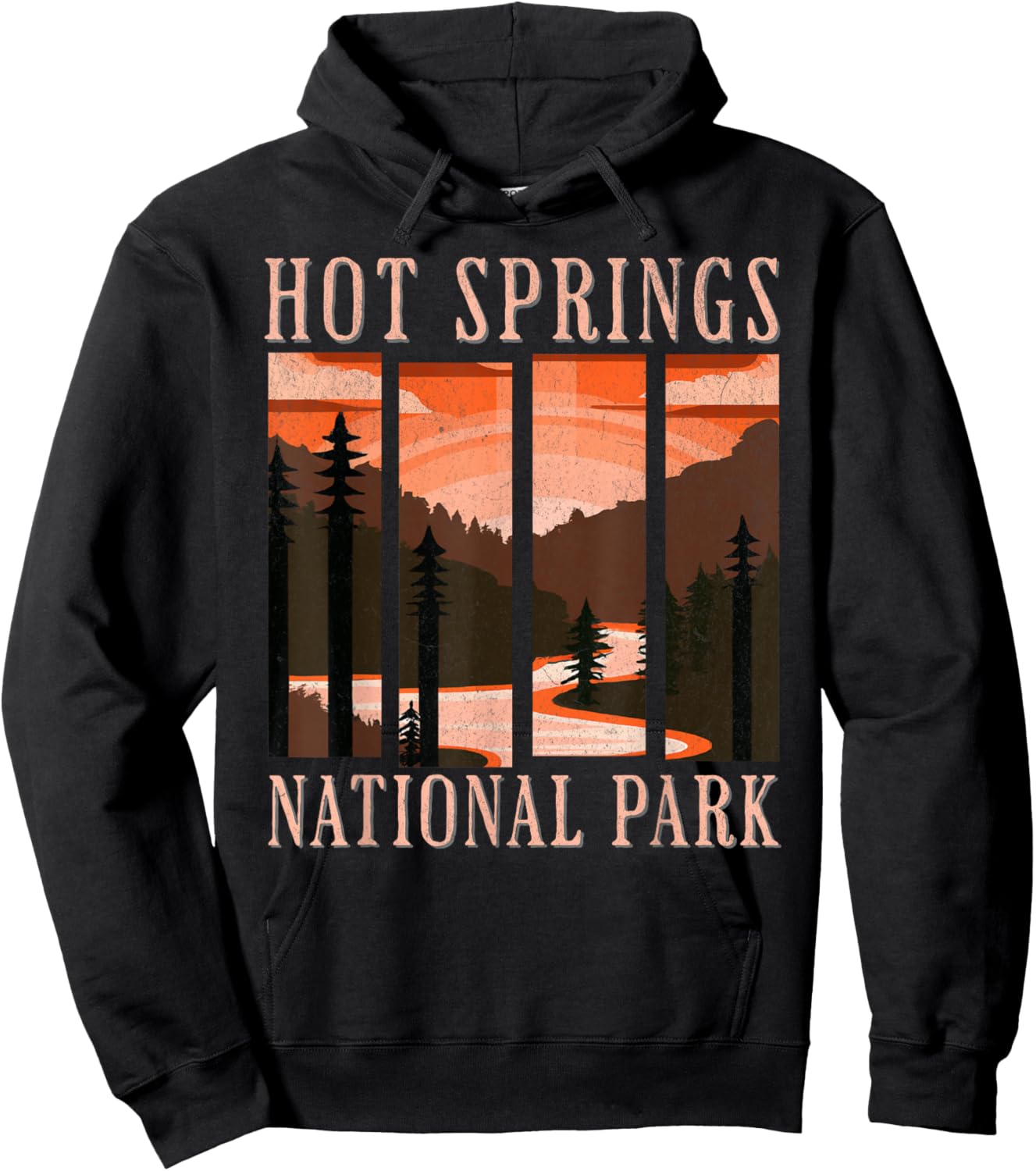 Hot Springs National Park Hoodie - Hoodie | Black