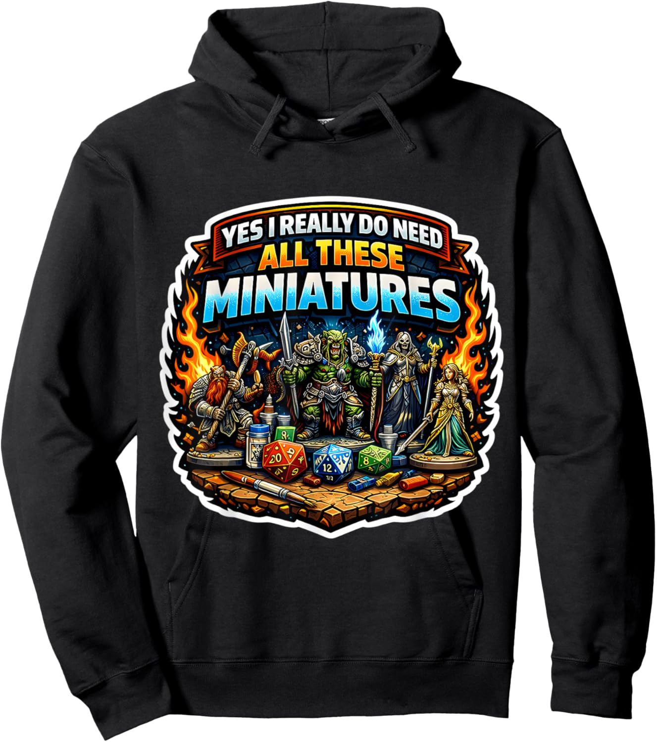 Yes I Really Do Need All These Miniatures Collector Lover Hoodie - Hoodie | Black