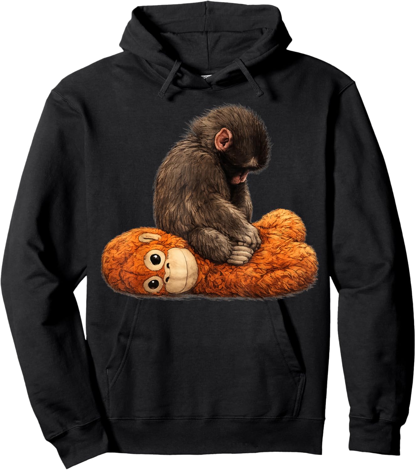 Baby Monkey Punch Hoodie - Hoodie | Black