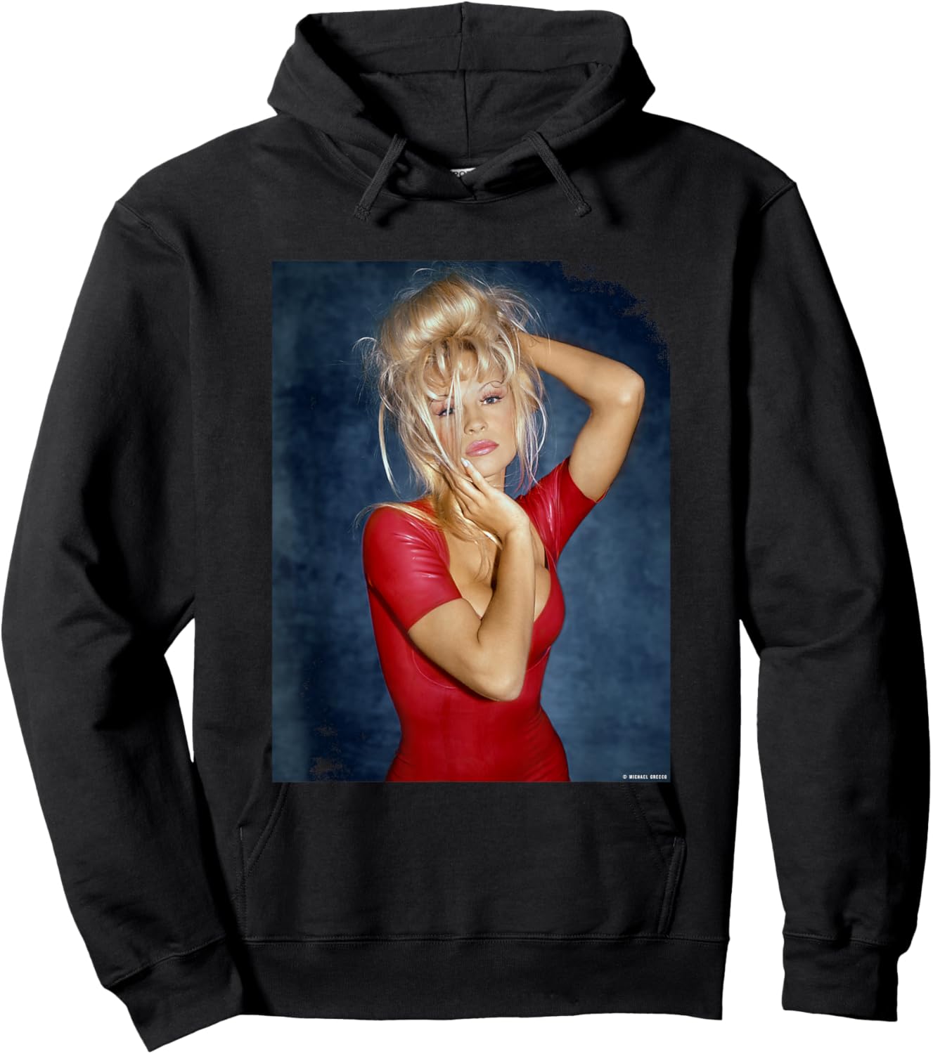 Model Pamela Anderson Baywatch Actor by Michael Grecco Hoodie - Hoodie | Black