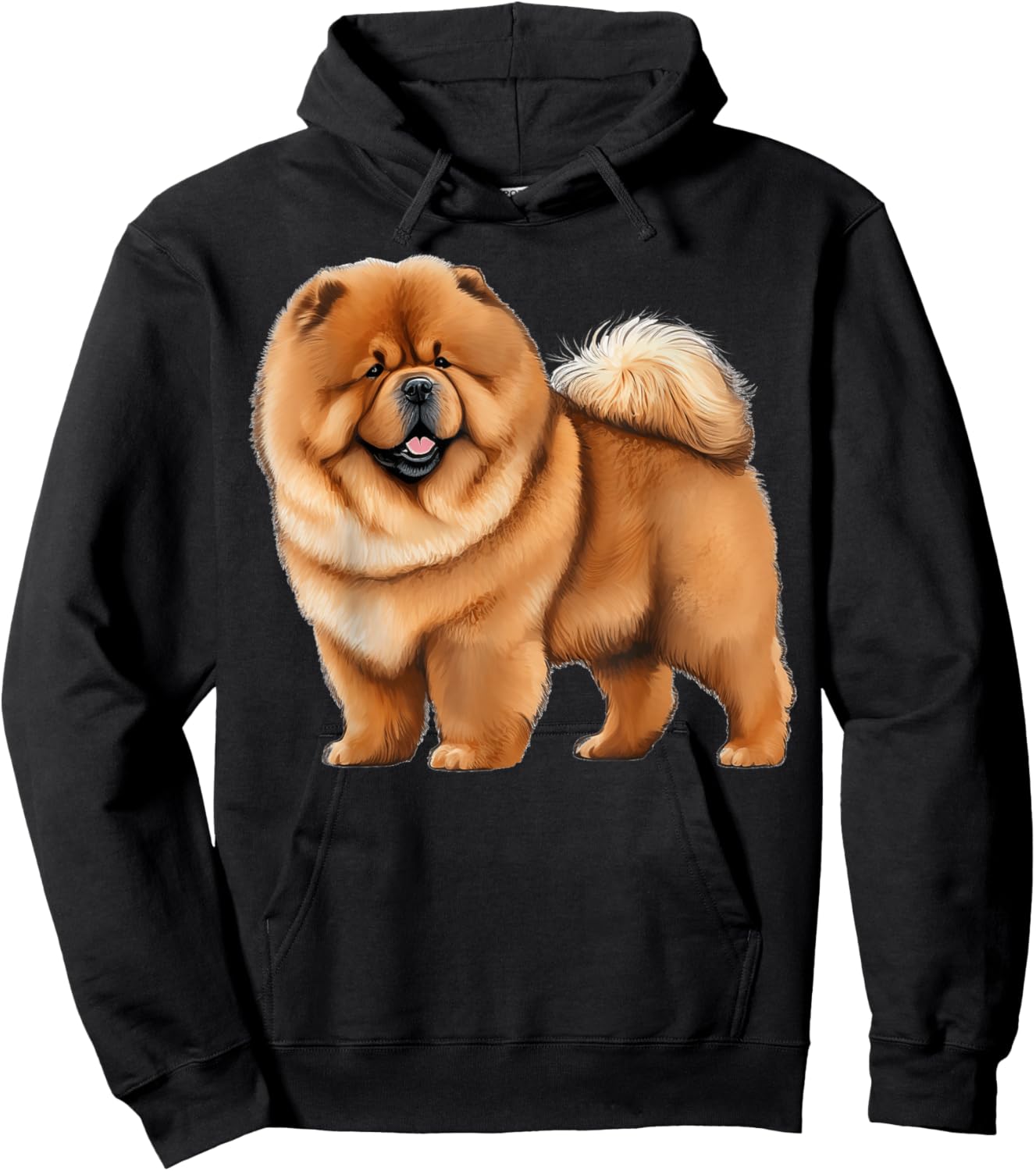 Chow Chow Dog Mom Dad Puppy Breeder Memorial Hoodie - Hoodie | Black