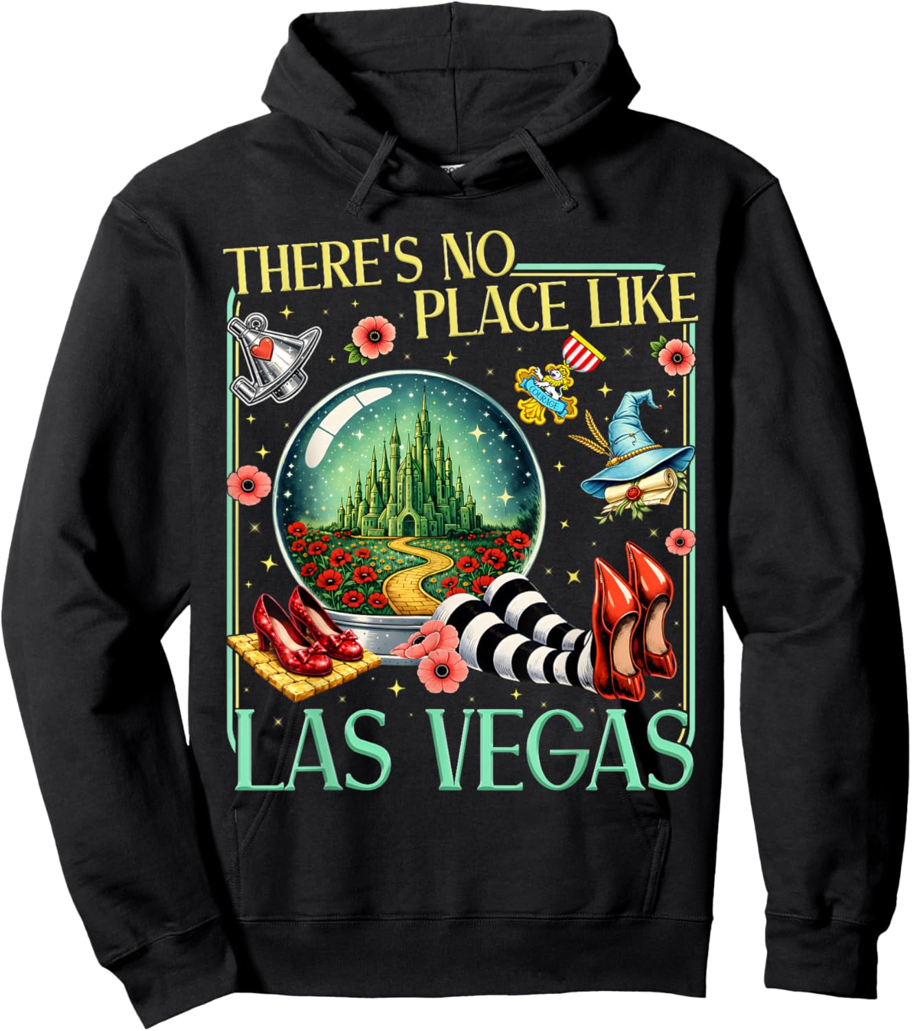 Yellow Brick Road Wicked Off to See Wizard Men Women Kid Hoodie - Hoodie | Black