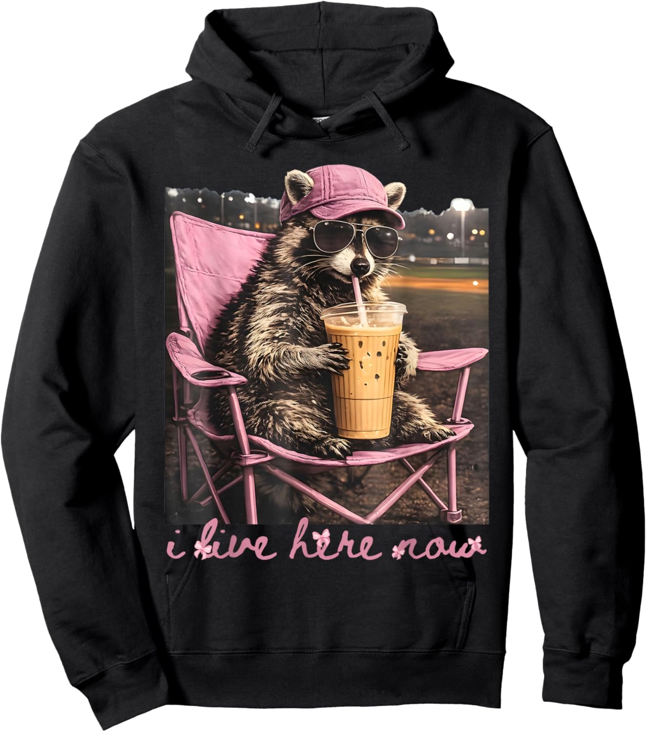 T-Shirt Hoodie - Hoodie | Black