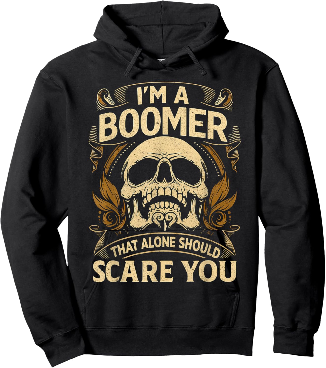 Baby Boomer Generation Funny Boomer Hoodie - Hoodie | Black