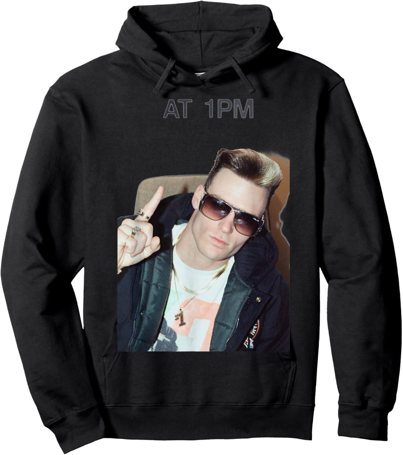 Vanilla Ice Rapper at Tower Records London 1990 Hoodie - Hoodie | Black