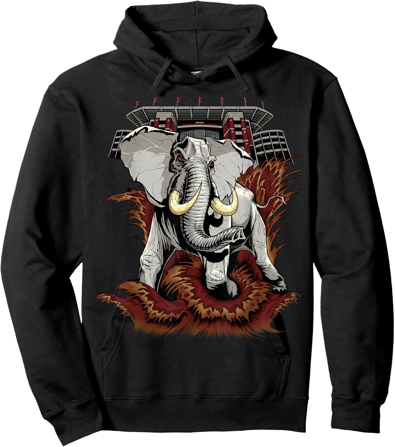 Alabama AL Vintage Sports Lover Men Women Kids Gifts Hoodie - Hoodie | Black