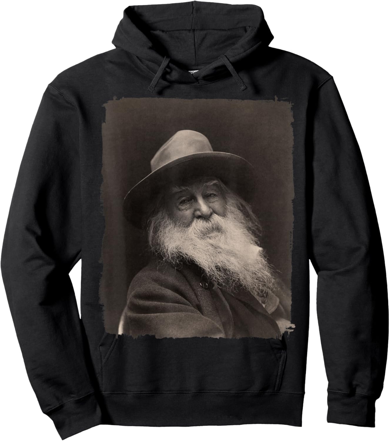 Walt Whitman, The Great American Poet Hoodie - Hoodie | Black