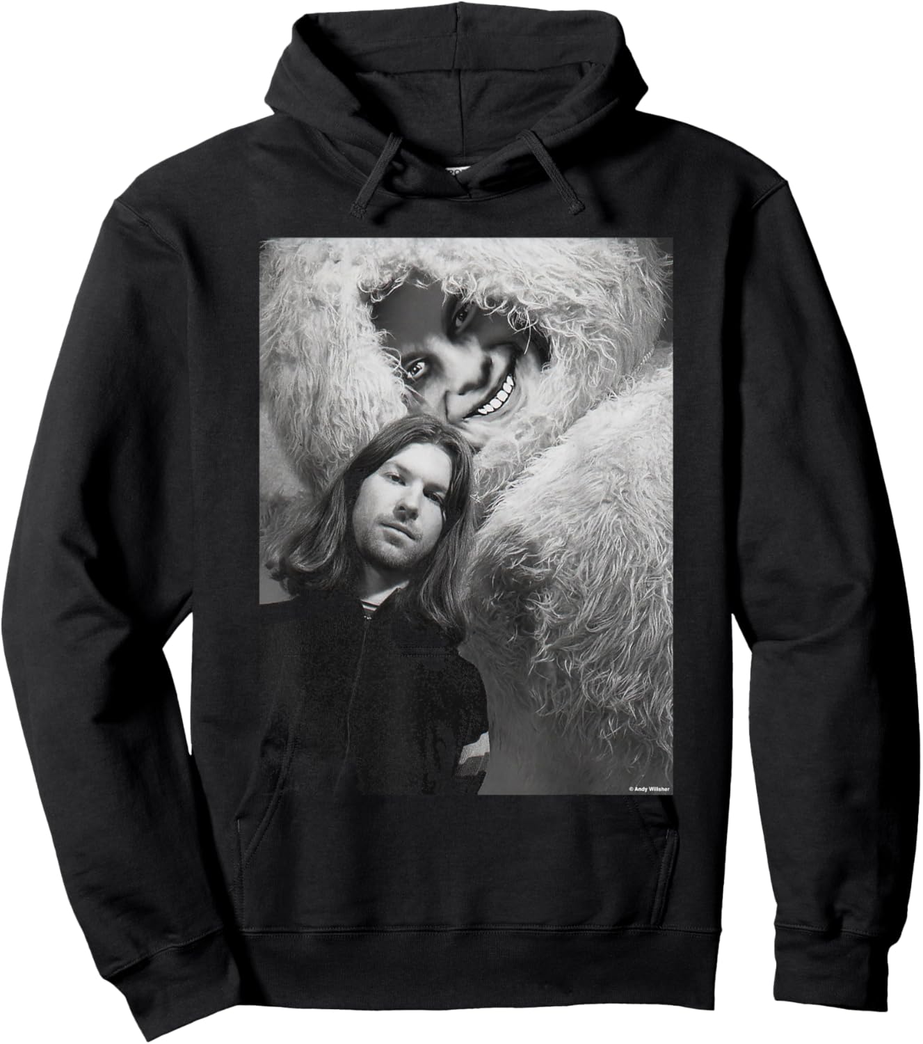 Windowlicker Era Aphex Twin Portrait by Andy Willsher Hoodie - Hoodie | Black