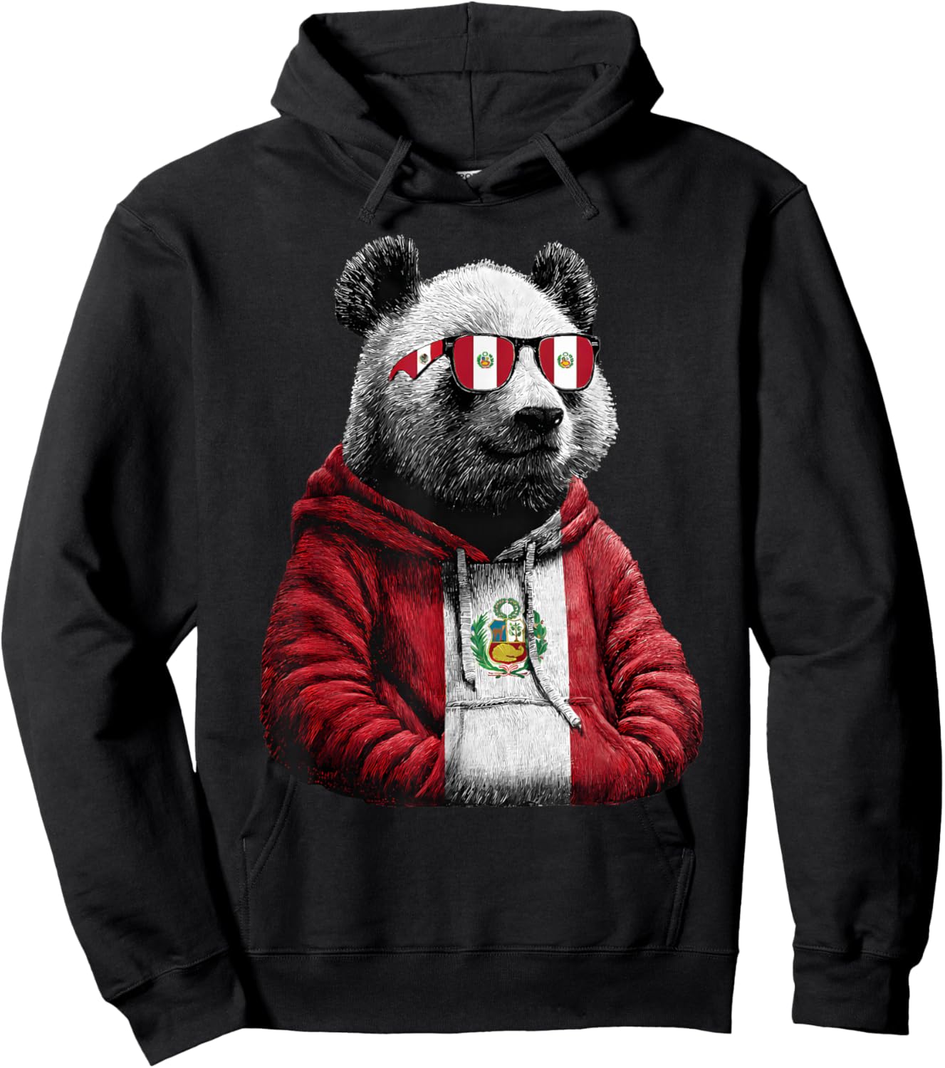 Peru Flag Peruvian Flag Peruvian Pride Peruvian Roots Hoodie - Hoodie | Black