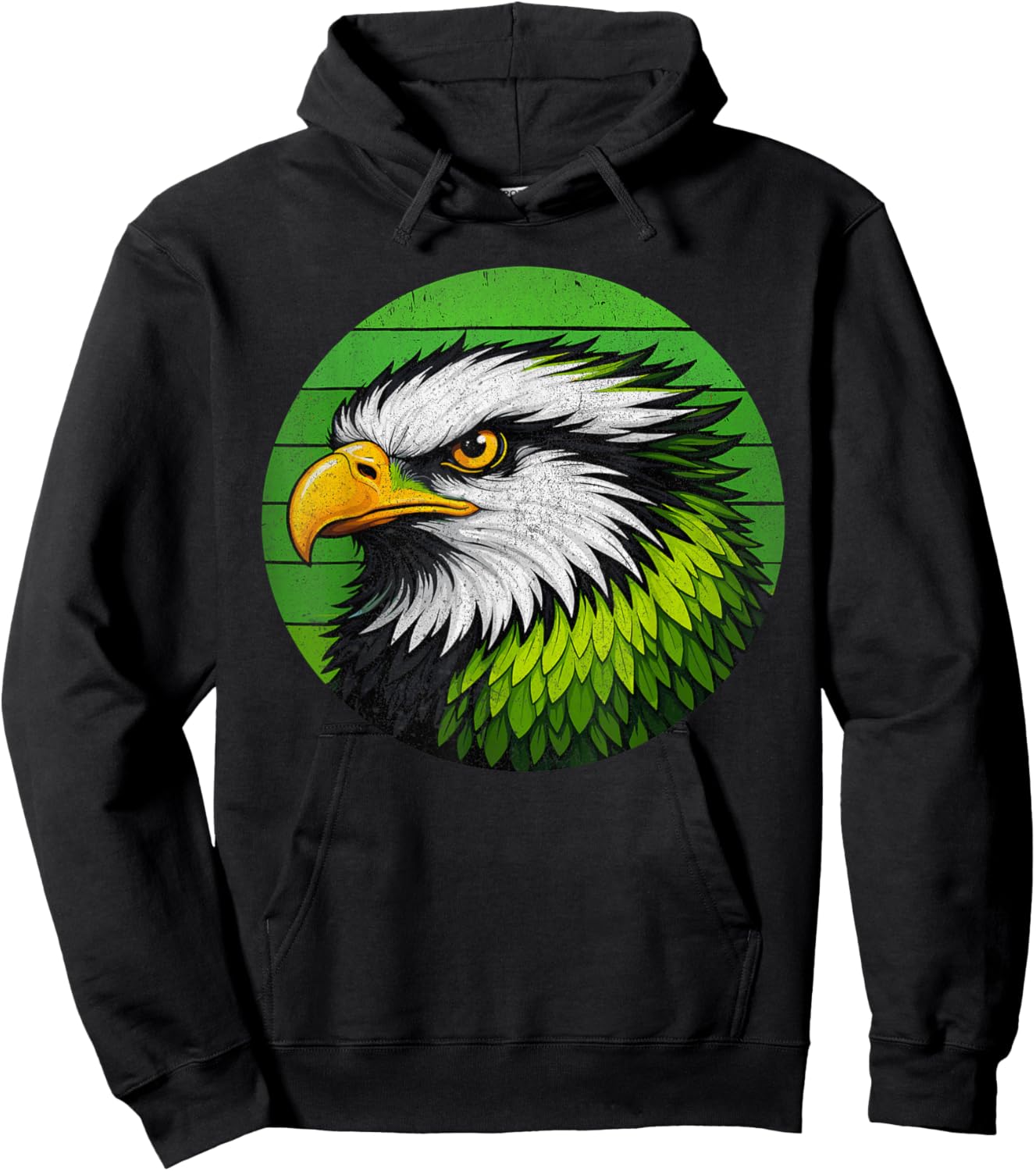 Retro Sea Hawk Men Women Kids Funny Hoodie - Hoodie | Black