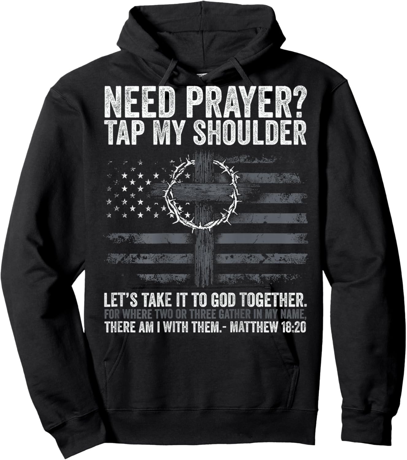 (On Back) Hoodie - Hoodie | Black