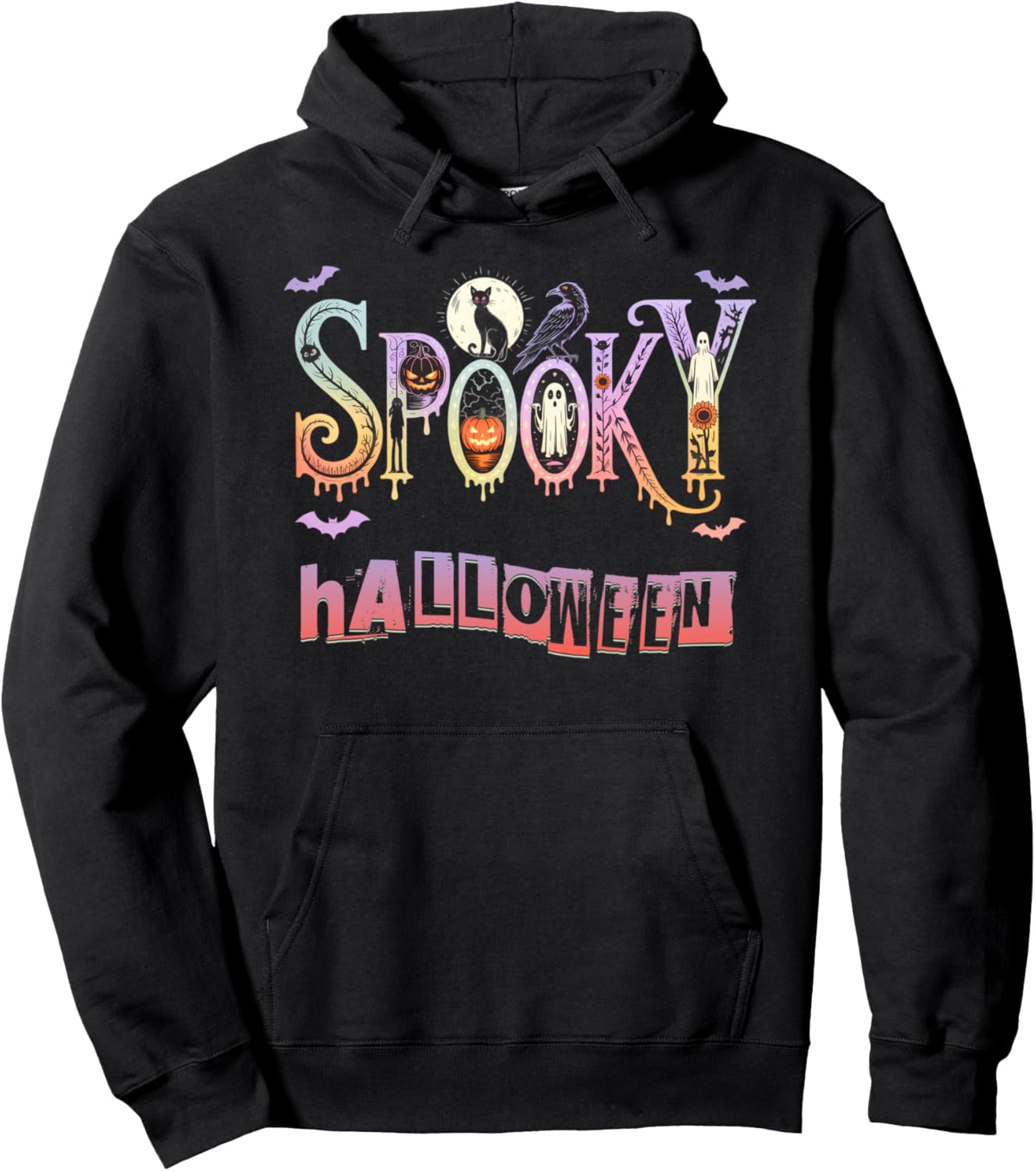 Spooky Halloween Hoodie - Hoodie | Black