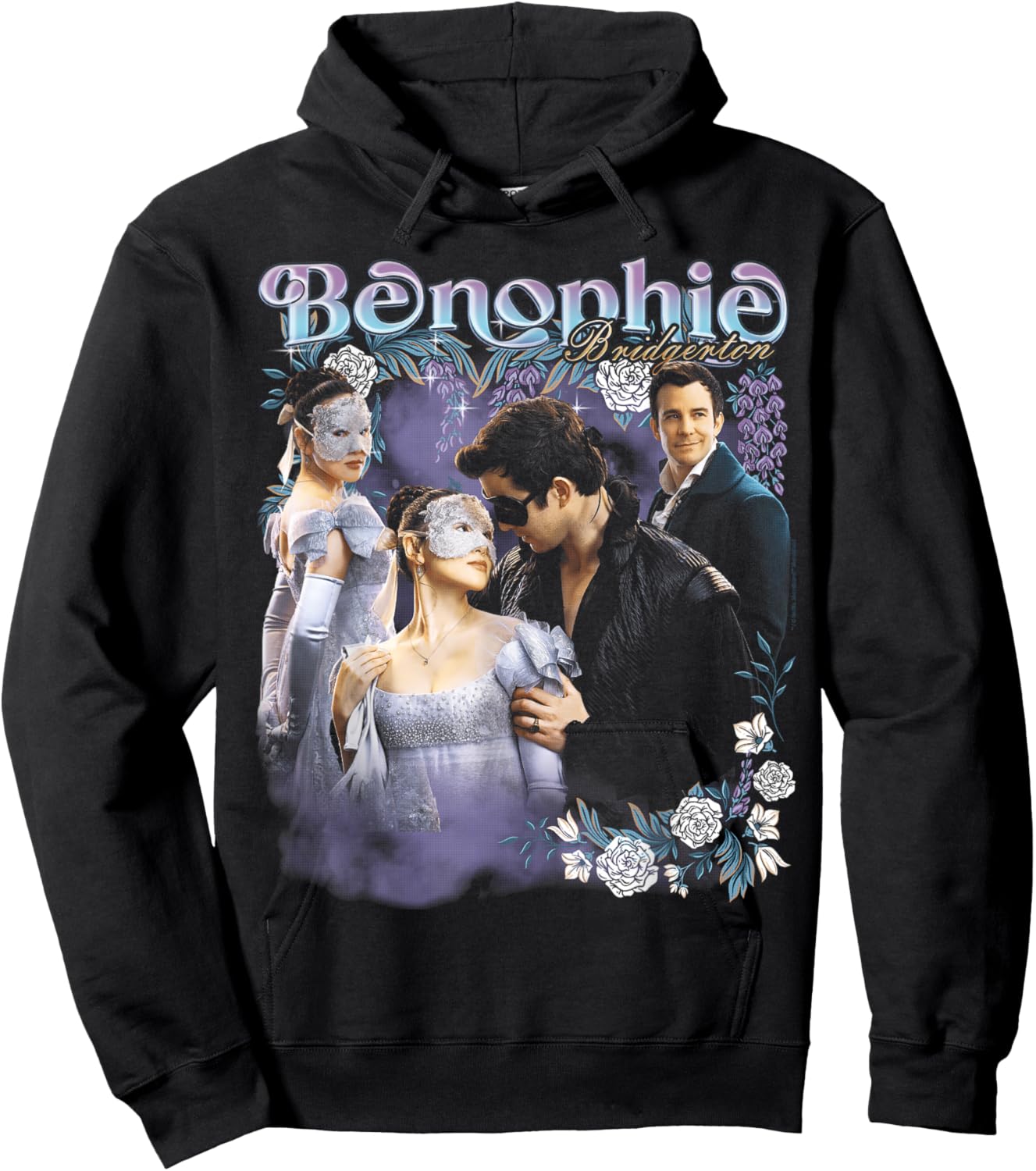 Bridgerton Benophie Heartthrob Officially Licensed Hoodie - Hoodie | Black