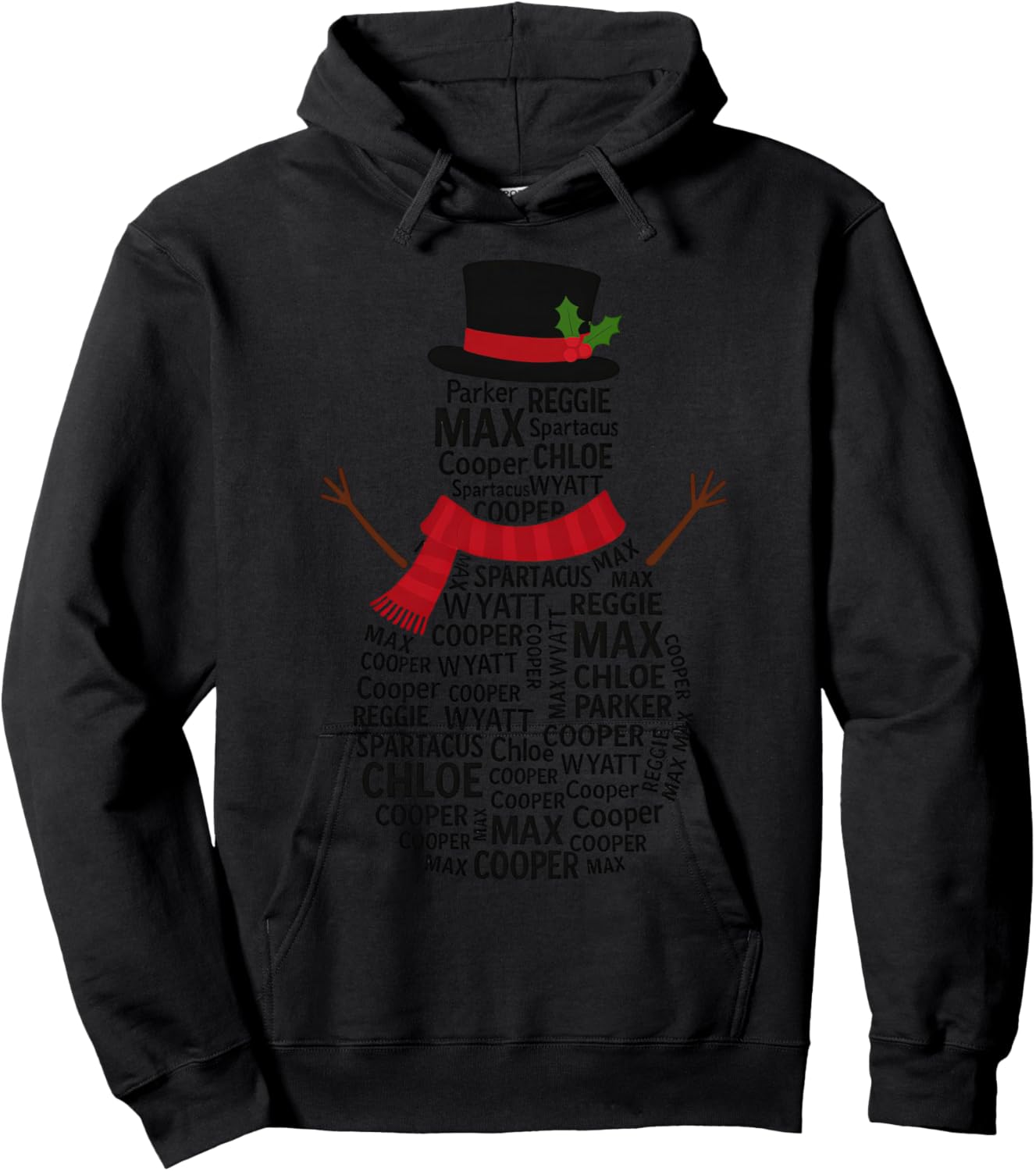 Sullivan Christmas Pets 2025 Hoodie - Hoodie | Black