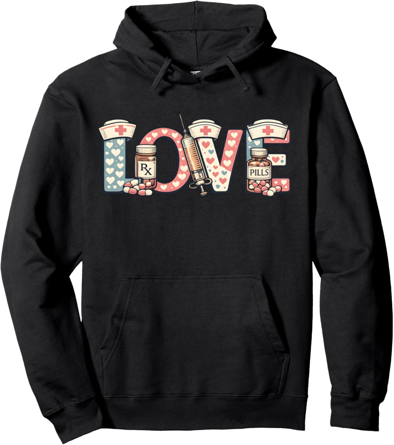 RN Future LPN Nurse Life Week CNA 2026 NICU Graduation ICU Hoodie - Hoodie | Black