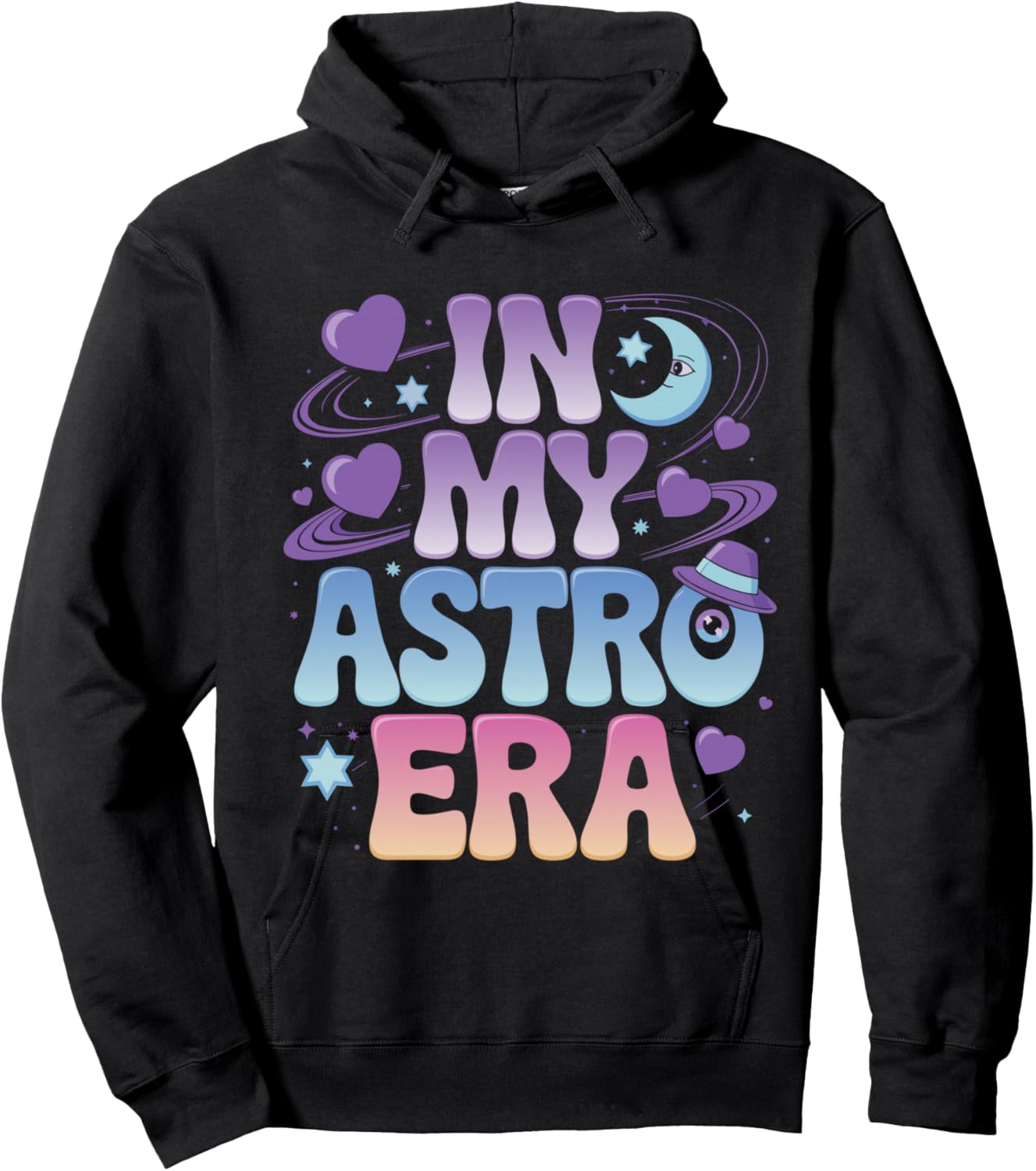Funny Dandys World Astro Kids In My Astro Era Dandys World Hoodie - Hoodie | Black