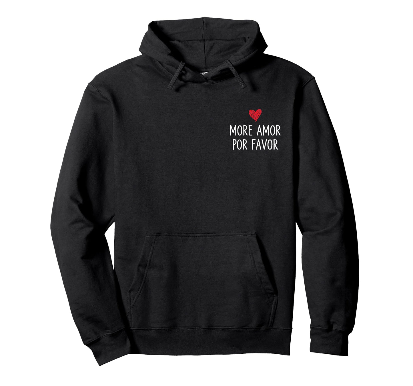 More Amor Por Favor Tiny Sketchy Heart Pocket Minimalist T-Shirt