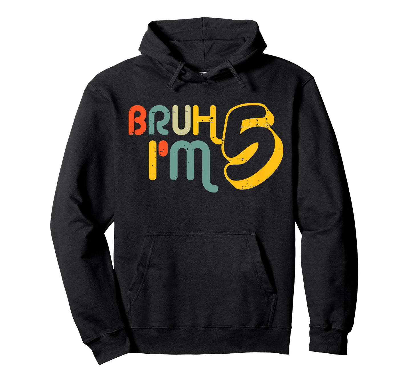 Kids 5th Birthday Bruh Im 5 Year Old Bday Meme Boys Girls Kids T-Shirt