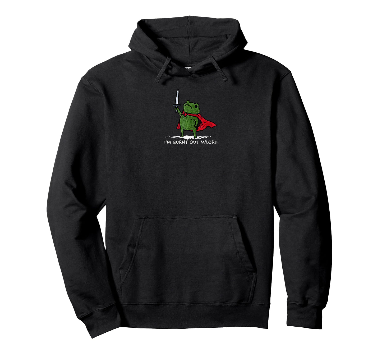 I'm Burnt Out My Lord Funny Medieval Frog Meme Art T-Shirt