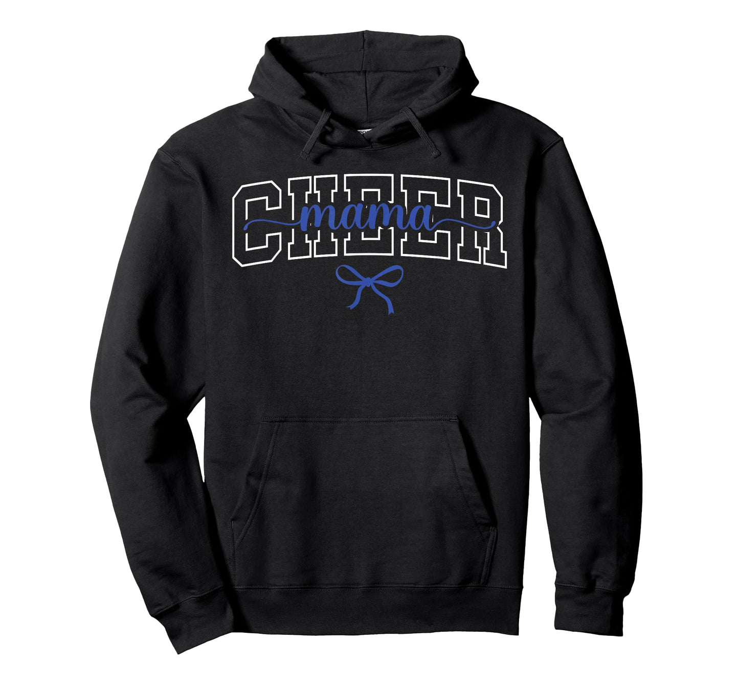 Blue Cheerleader Cheerleading Squad Team Cheer Mama Mom T-Shirt