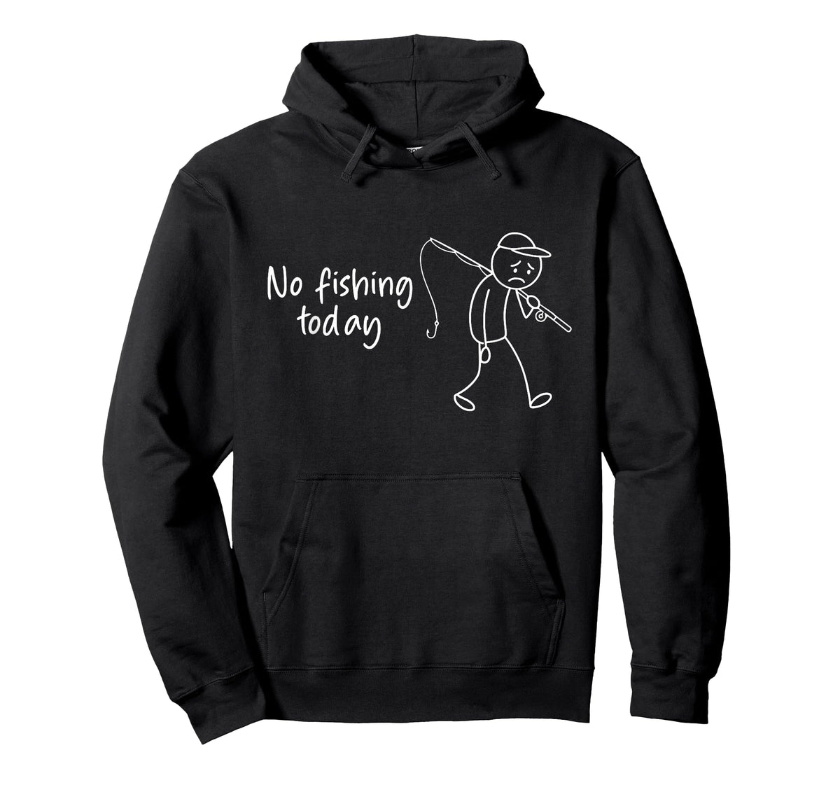 No Fishing Today Funny Fisherman T-Shirt