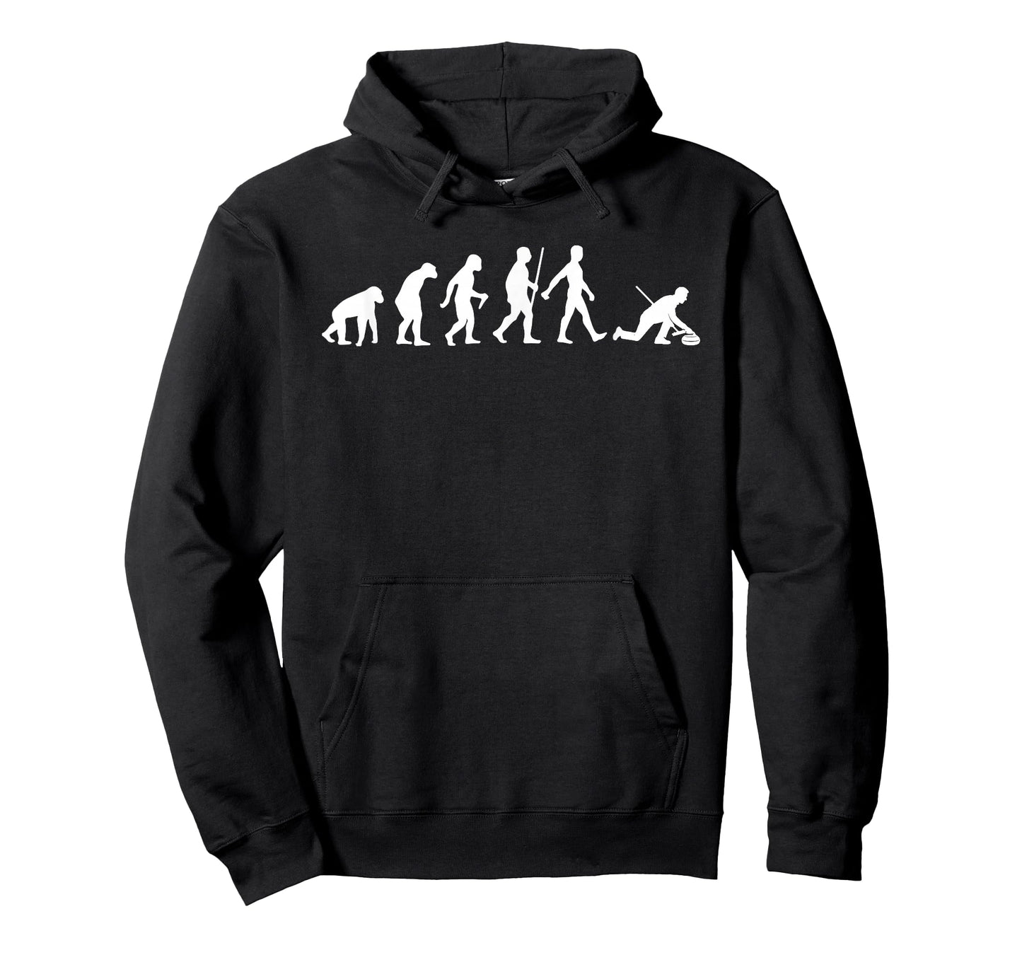 Cool Curling Art for Men Women Stone Sport Curling Player T-Shirt