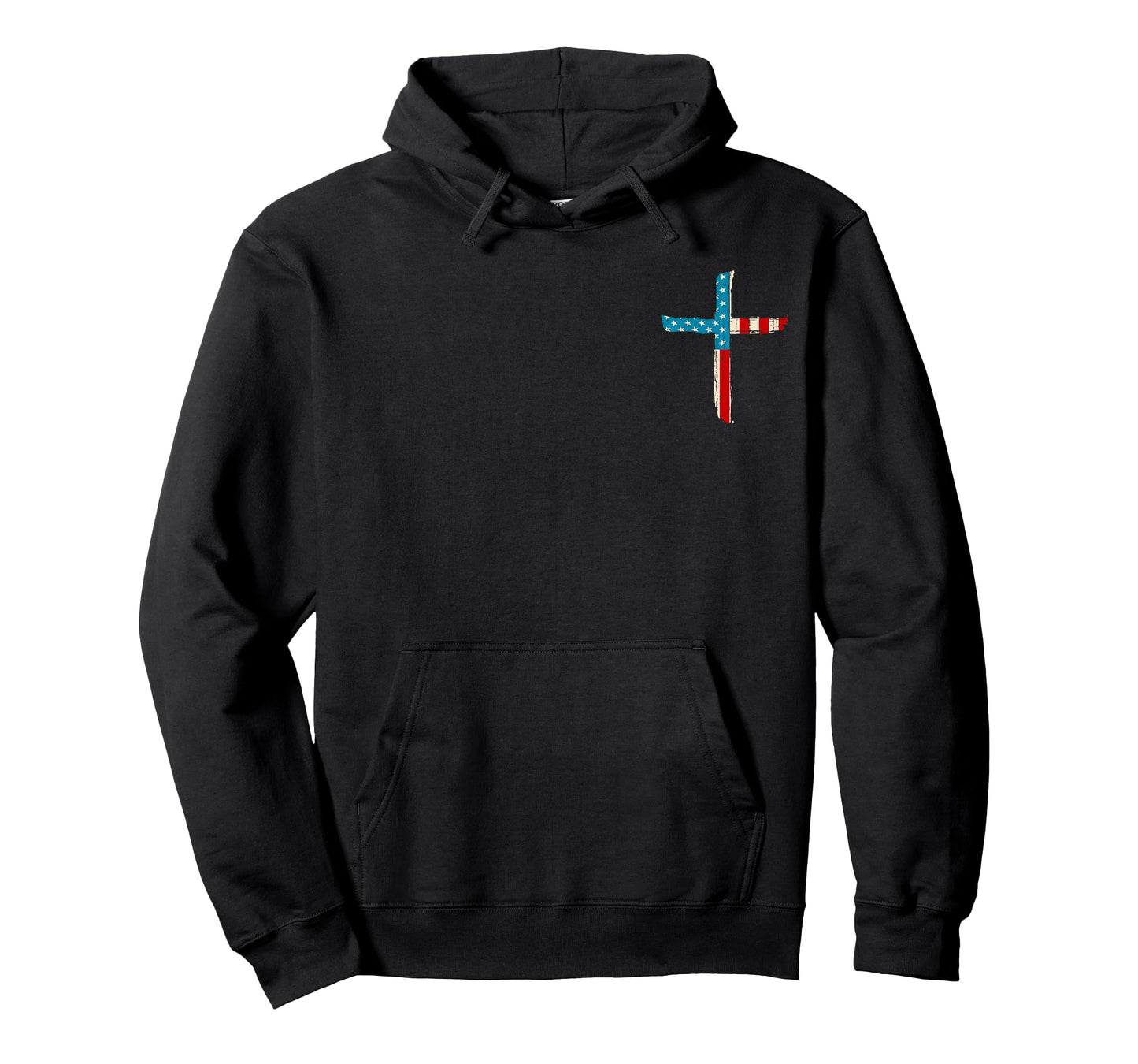 Stand for The Flag I Kneel for The Cross - Front and Back T-Shirt