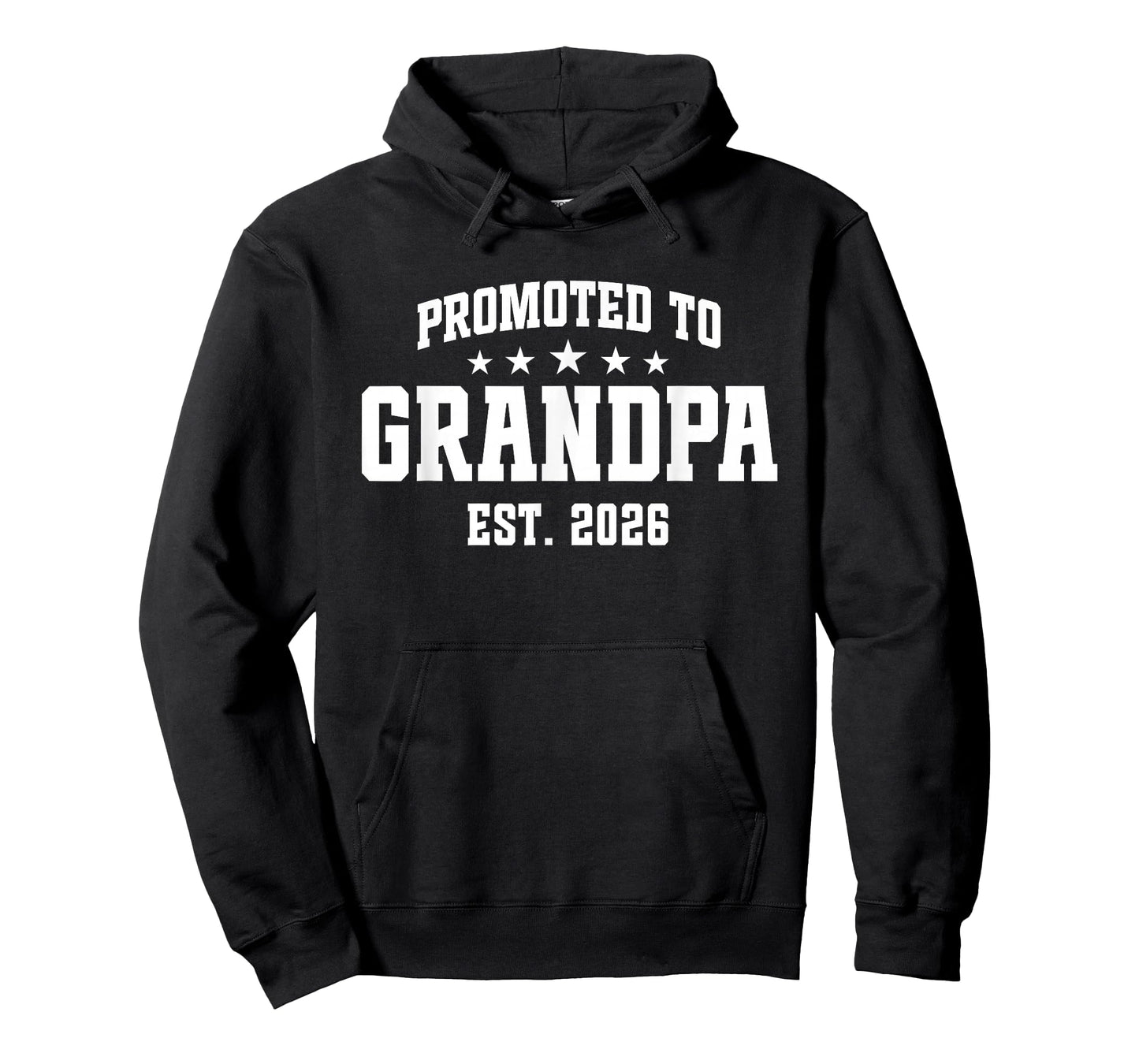Promoted to Grandpa Est. 2026 Grandparent Baby Announcement T-Shirt