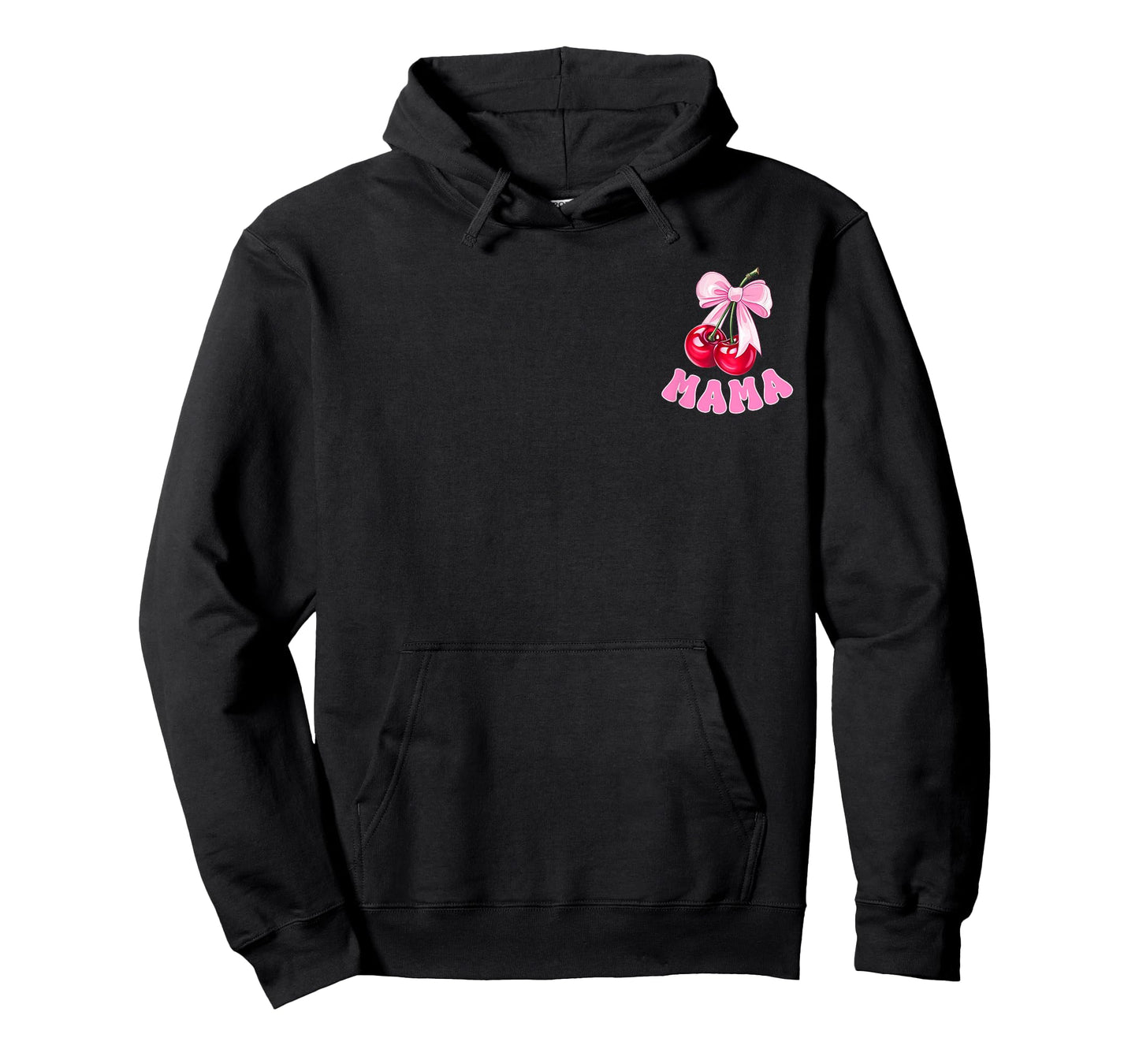 Mama of The Birthday Girl Cherry Theme Party Coquette Bow T-Shirt