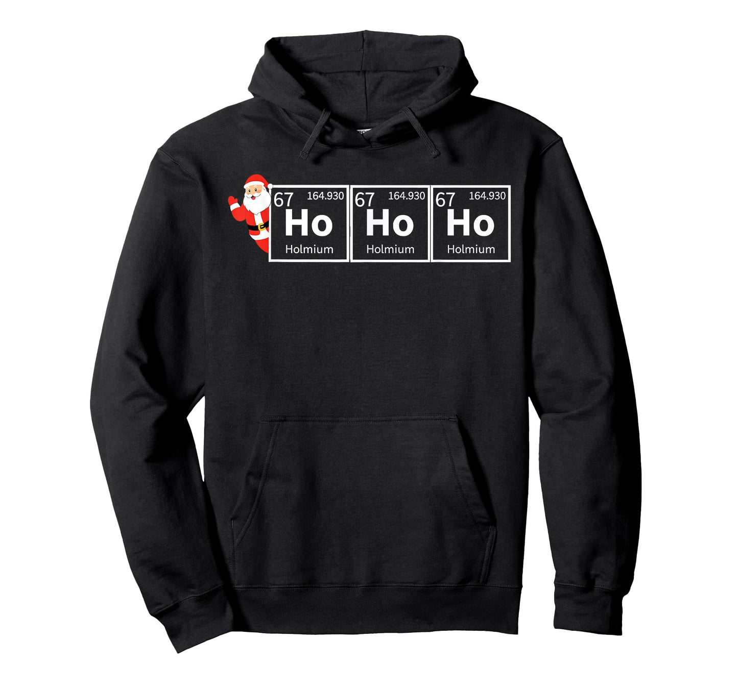 Santa Ho Ho Ho 67 Holmium Chemistry Element Periodic Table T-Shirt