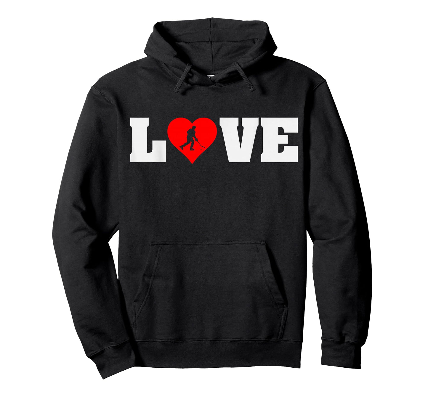 Ice Hockey Lover Player Red Heart Youth Boys & Girls T-Shirt