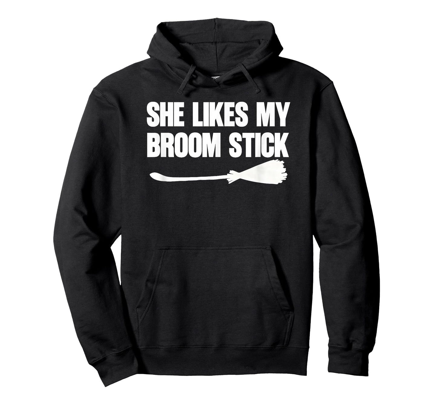 Funny Halloween Shirts for Couple she Likes My Broom Stick T-Shirt