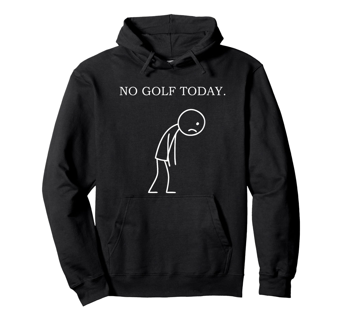 No Golf Today Funny Sad Golfer T-Shirt
