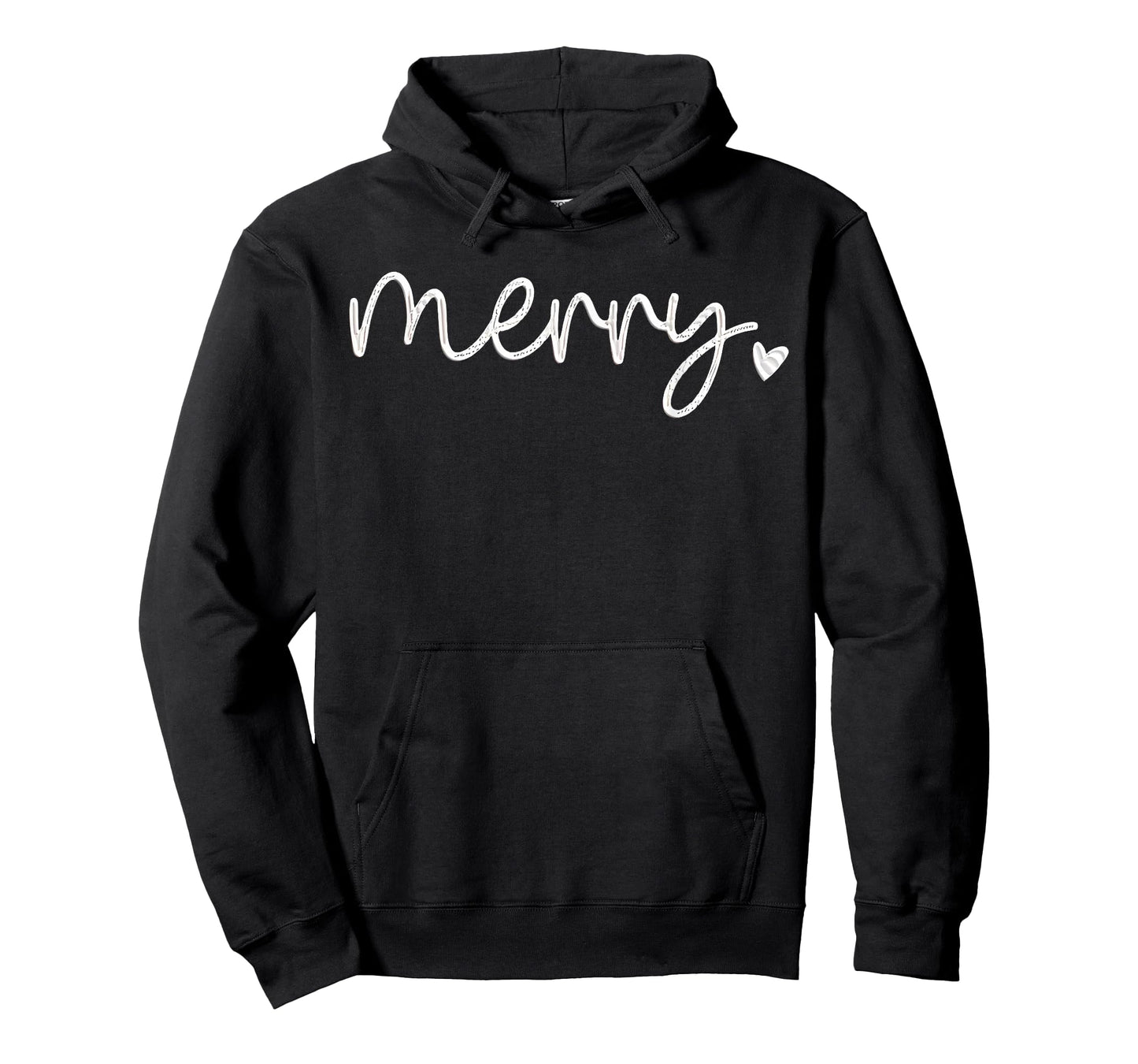 Merry Christmas Minimal Script Font Xmas Holiday Pajamas T-Shirt