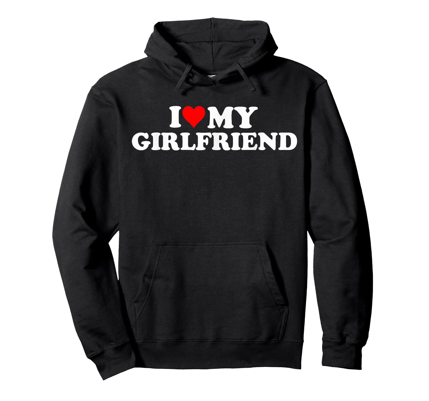 I Love My Beautiful Girlfriend I Heart My Beautiful Gf Funny T-Shirt