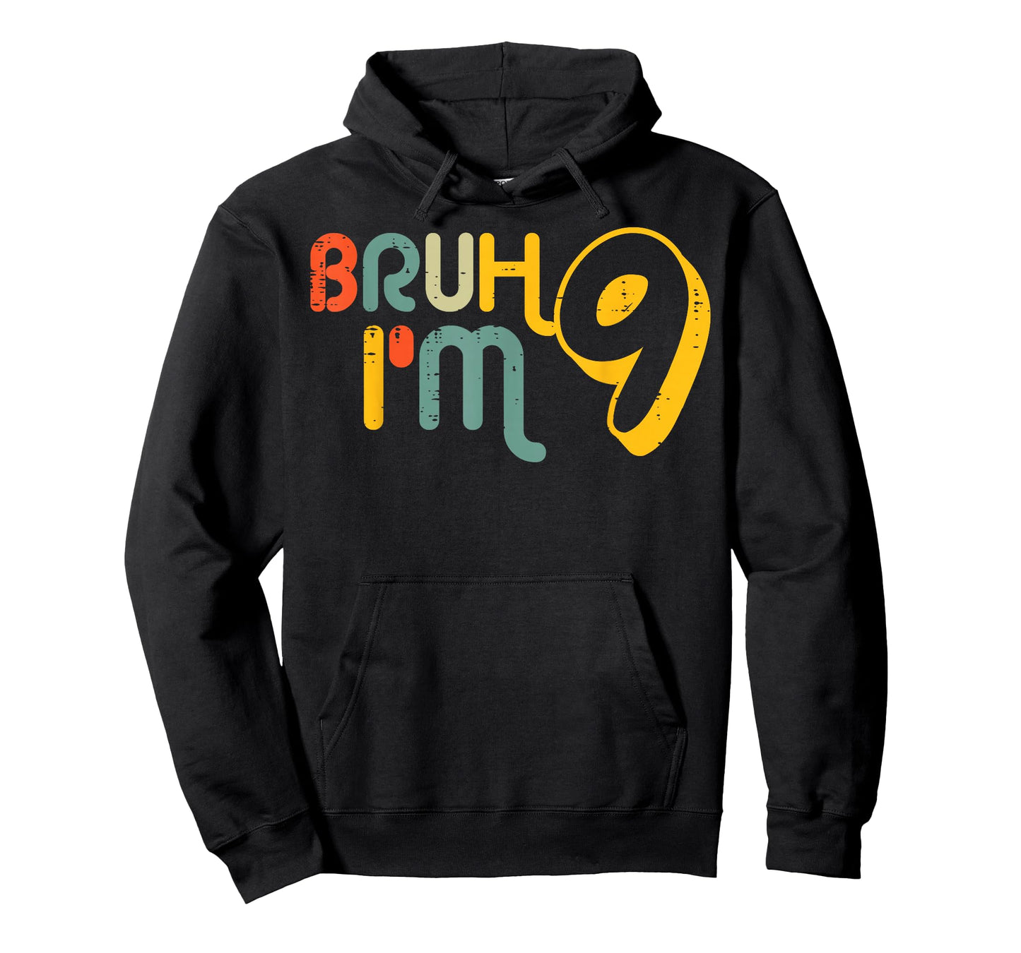9th Birthday Bruh Im 9 Year Old Bday Meme Boys Girls Kids T-Shirt