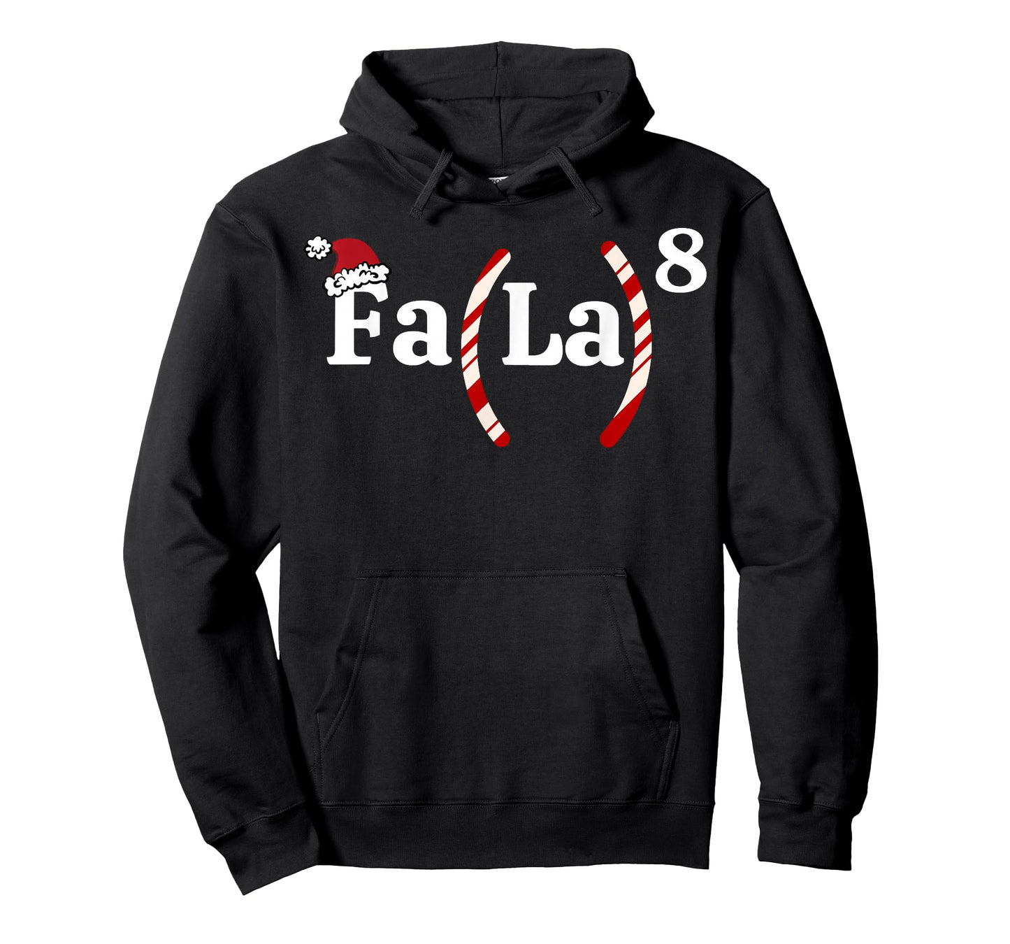 FA (LA) 8 Funny Christmas Santa FA La Math Teacher Student T-Shirt