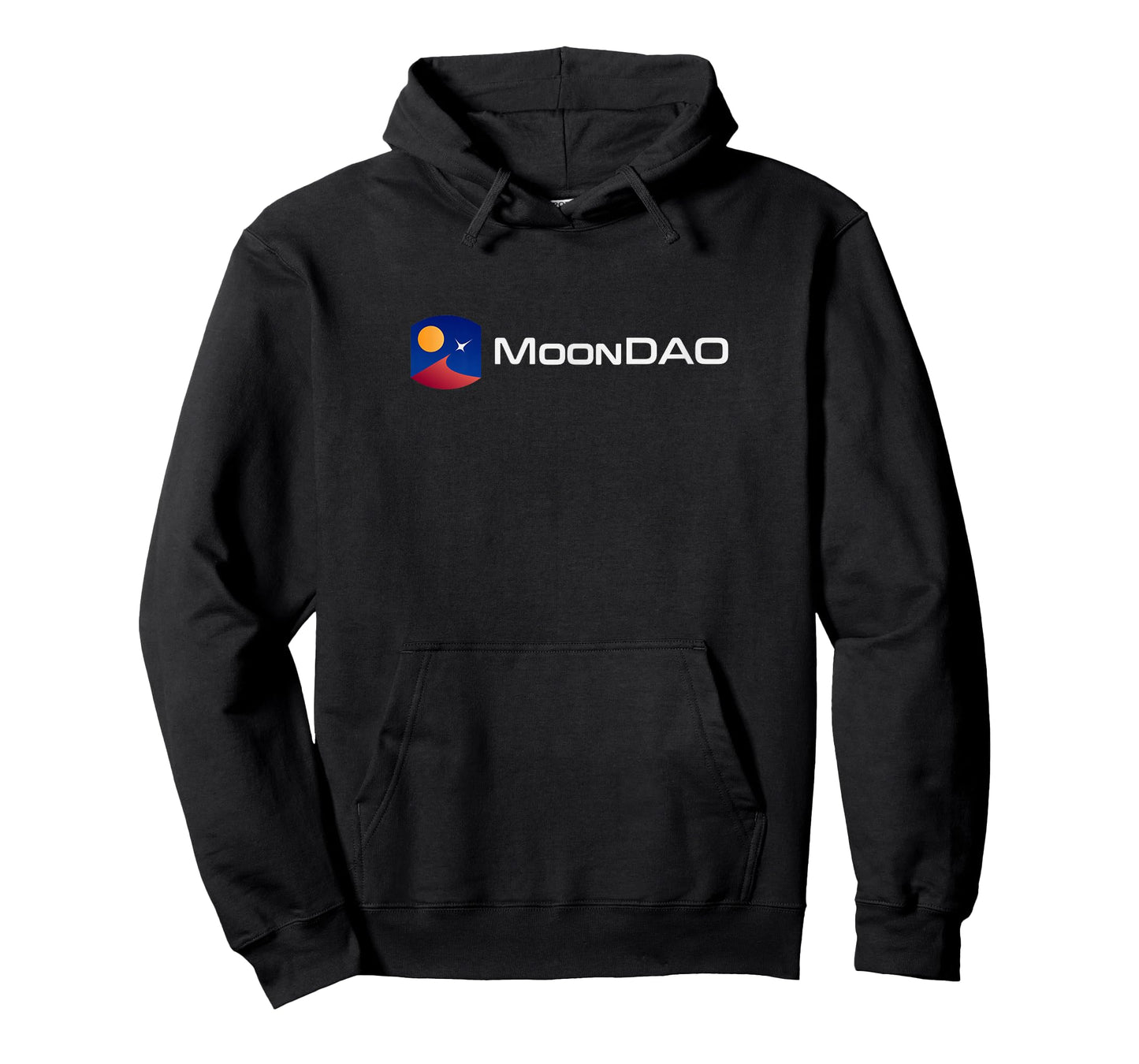 MoonDAO Logo White Text T-Shirt