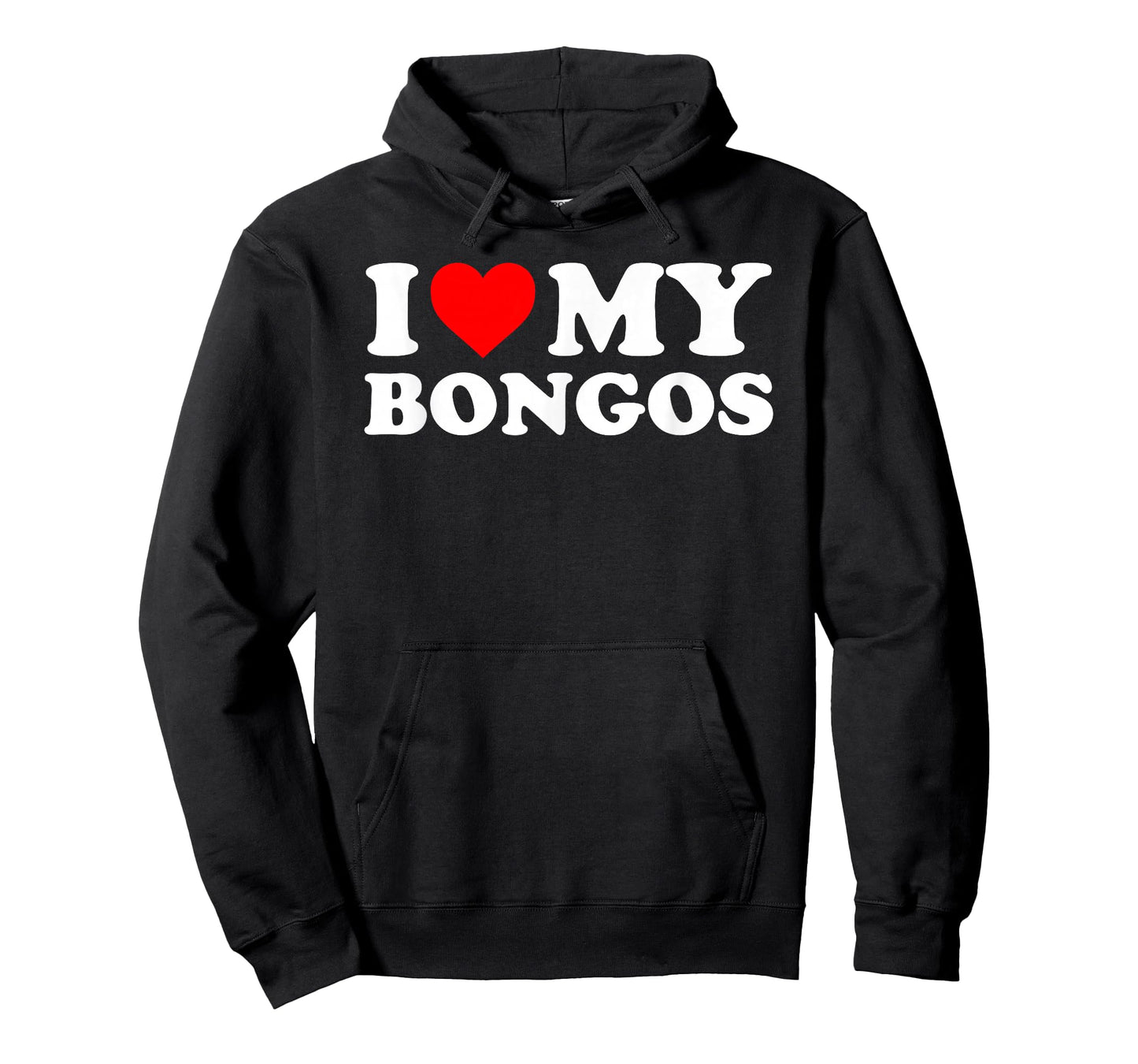 I Love My Bongos - Red Heart T-Shirt