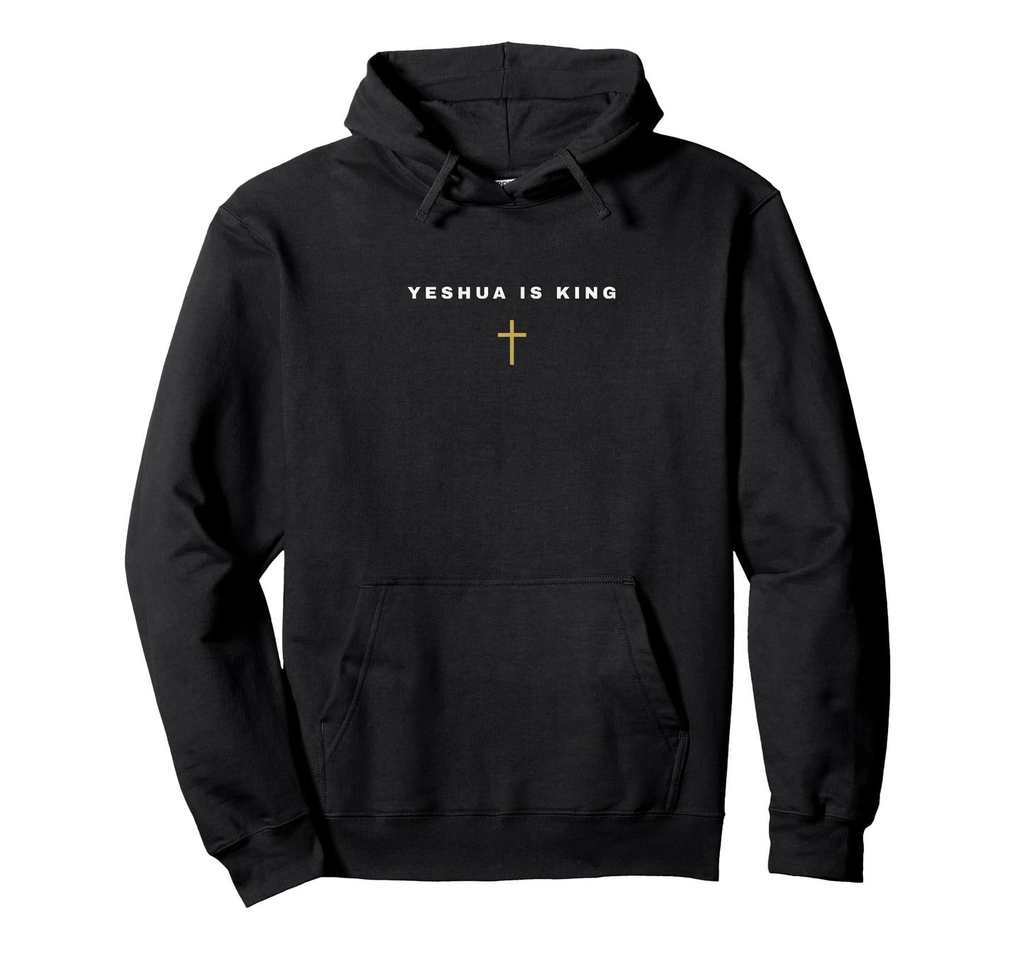 Yeshua is The King Cross Thin Christian Faith Jesus T-Shirt