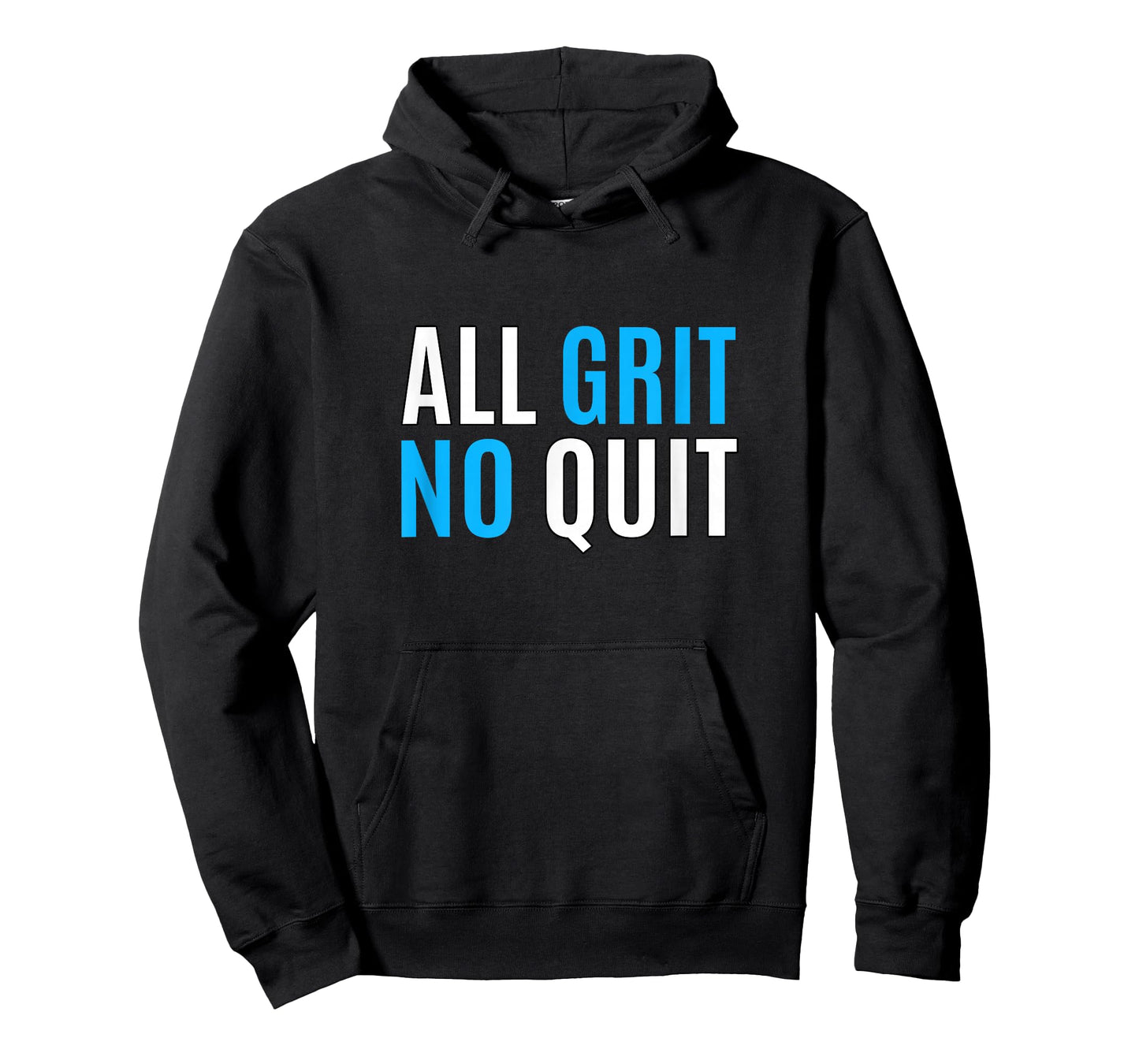 Blue Color All Grit - No Quit Blue Graphic T-Shirt