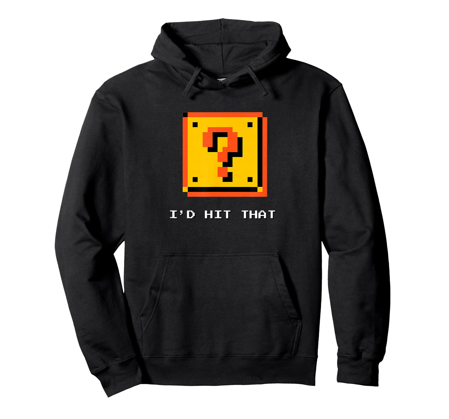 Retro 8-Bit Video Game Pixel ? Question Block - I'd Hit That T-Shirt