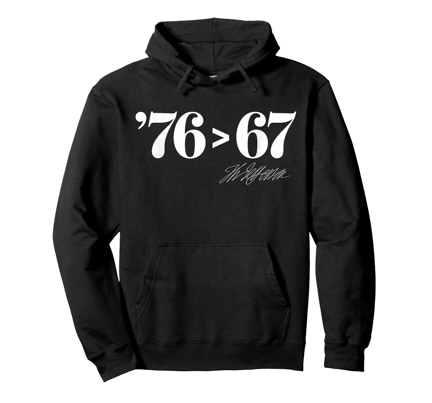 Thomas Jefferson '76 > 67 Self-Evident Minimal Math Humor T-Shirt