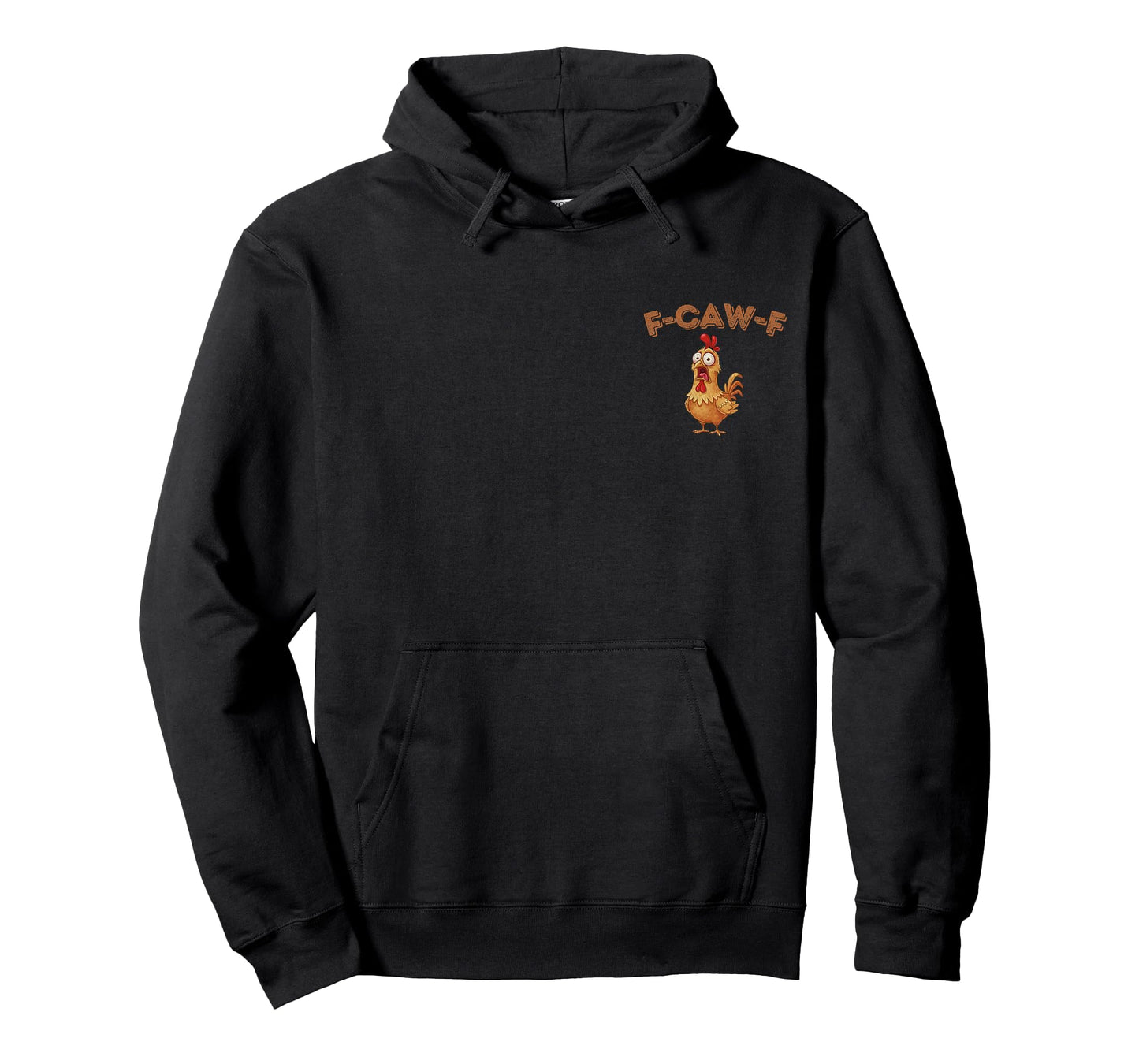 Vintage F-Caw-F Funny Small Chicken Humor F-Caw-F Rooster T-Shirt