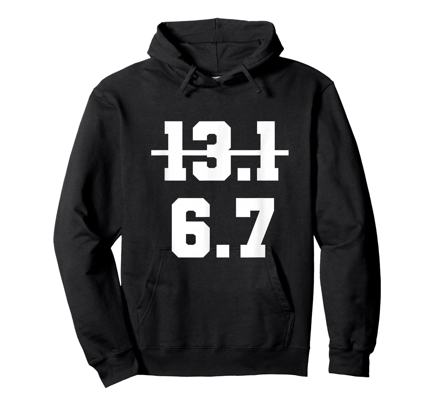 67 Funny Runner Half Marathon 6.7 Miles Running Race Gen Z T-Shirt