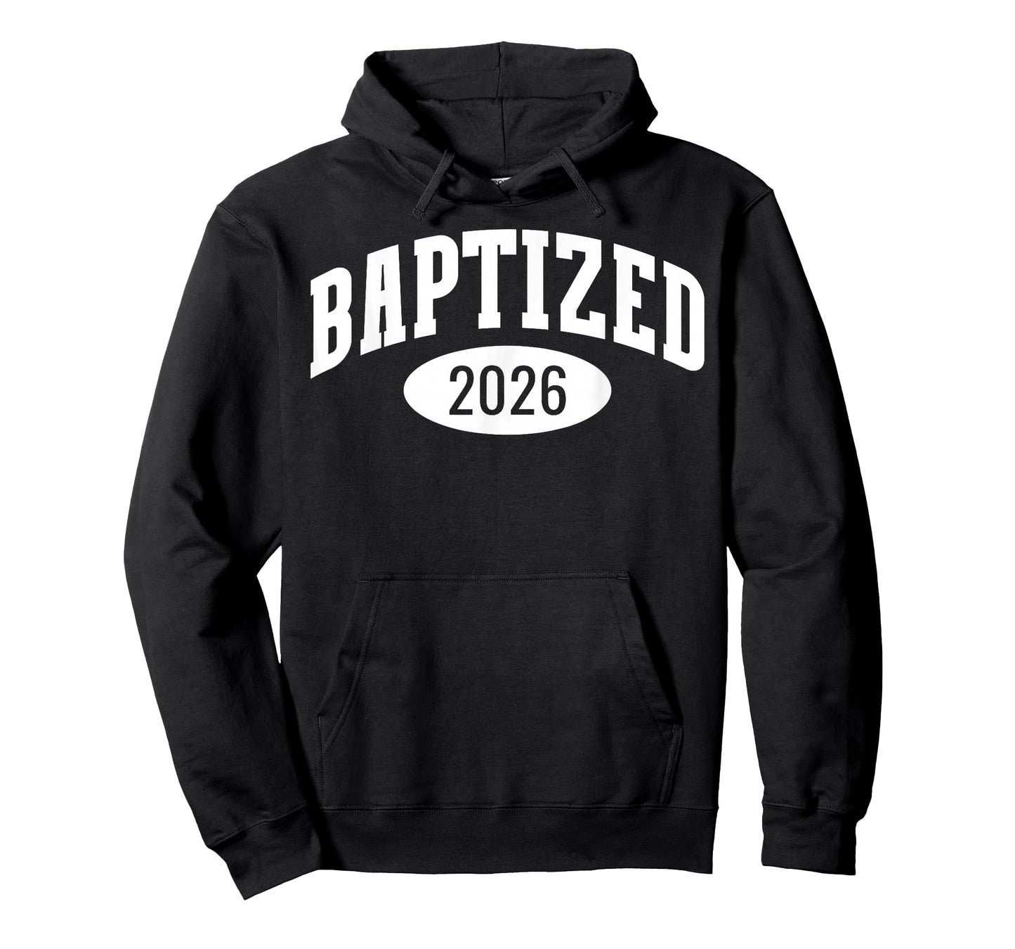 Baptized 2026 Sports Aesthetic Baptism Design for Christian T-Shirt