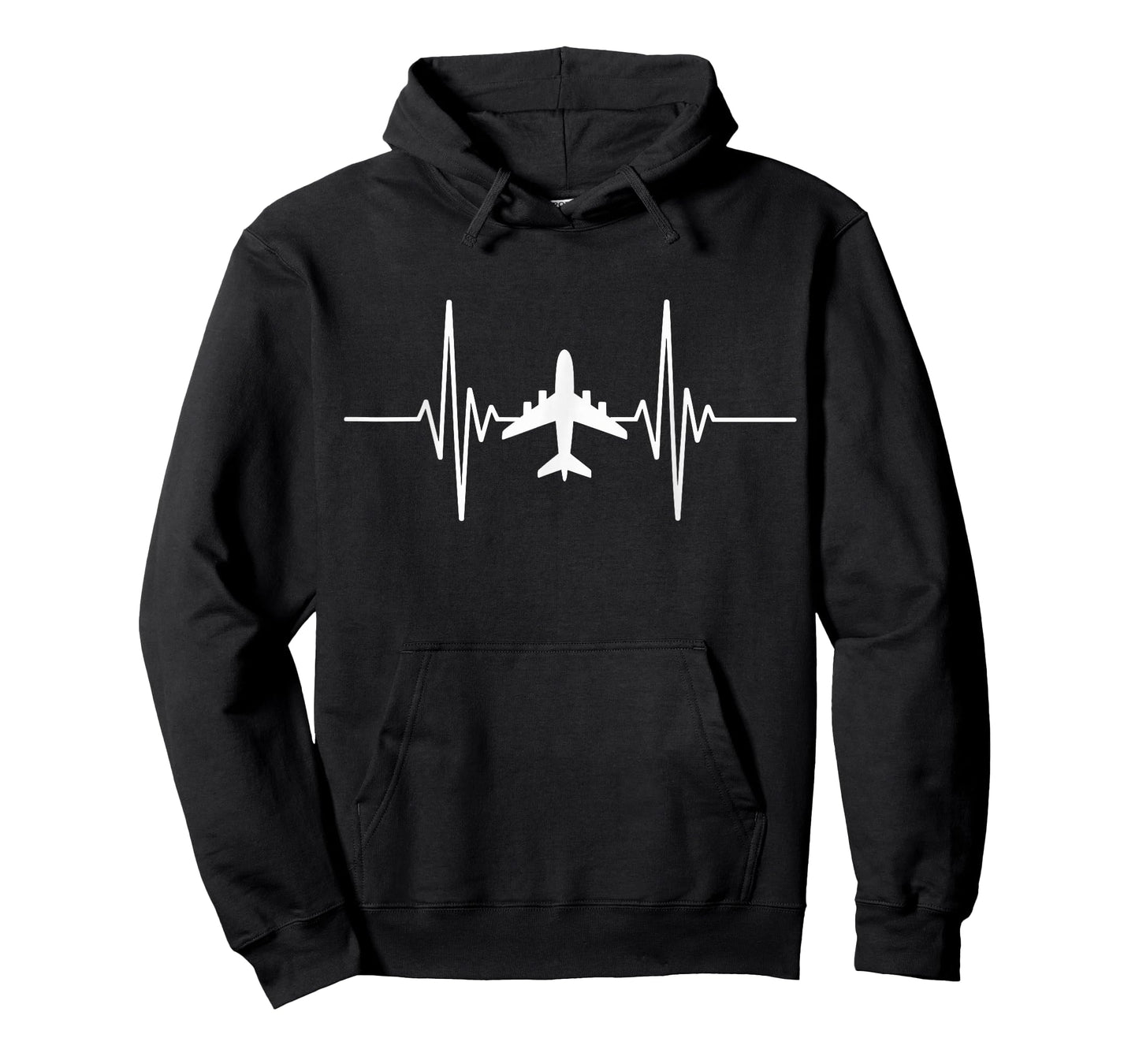Airplane Heartbeat Pilot Flying Funny Aviator T-Shirt